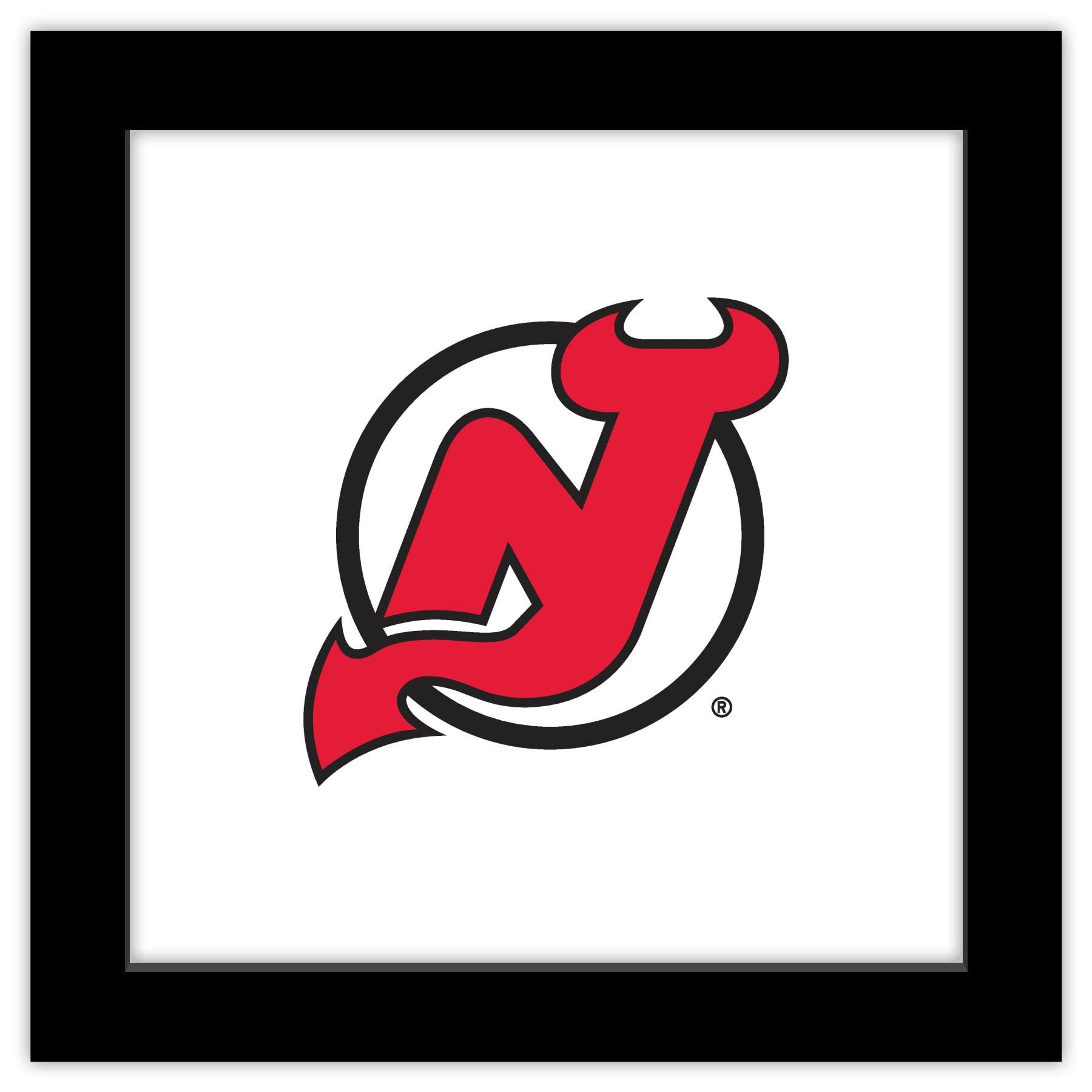 New Jersey Devils Logo - Amazon.com: Trends International Gallery Pops NHL New Jersey Devils -  Primary Logo Mark Wall Art Wall Poster, 12.00