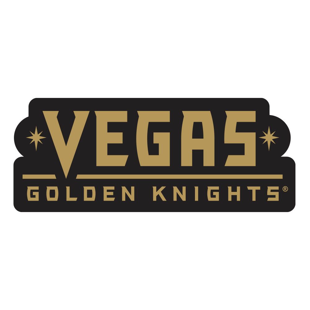 Vegas Golden Knights Logo - Vegas Golden Knights Wordmark Gold Logo Lapel Pin