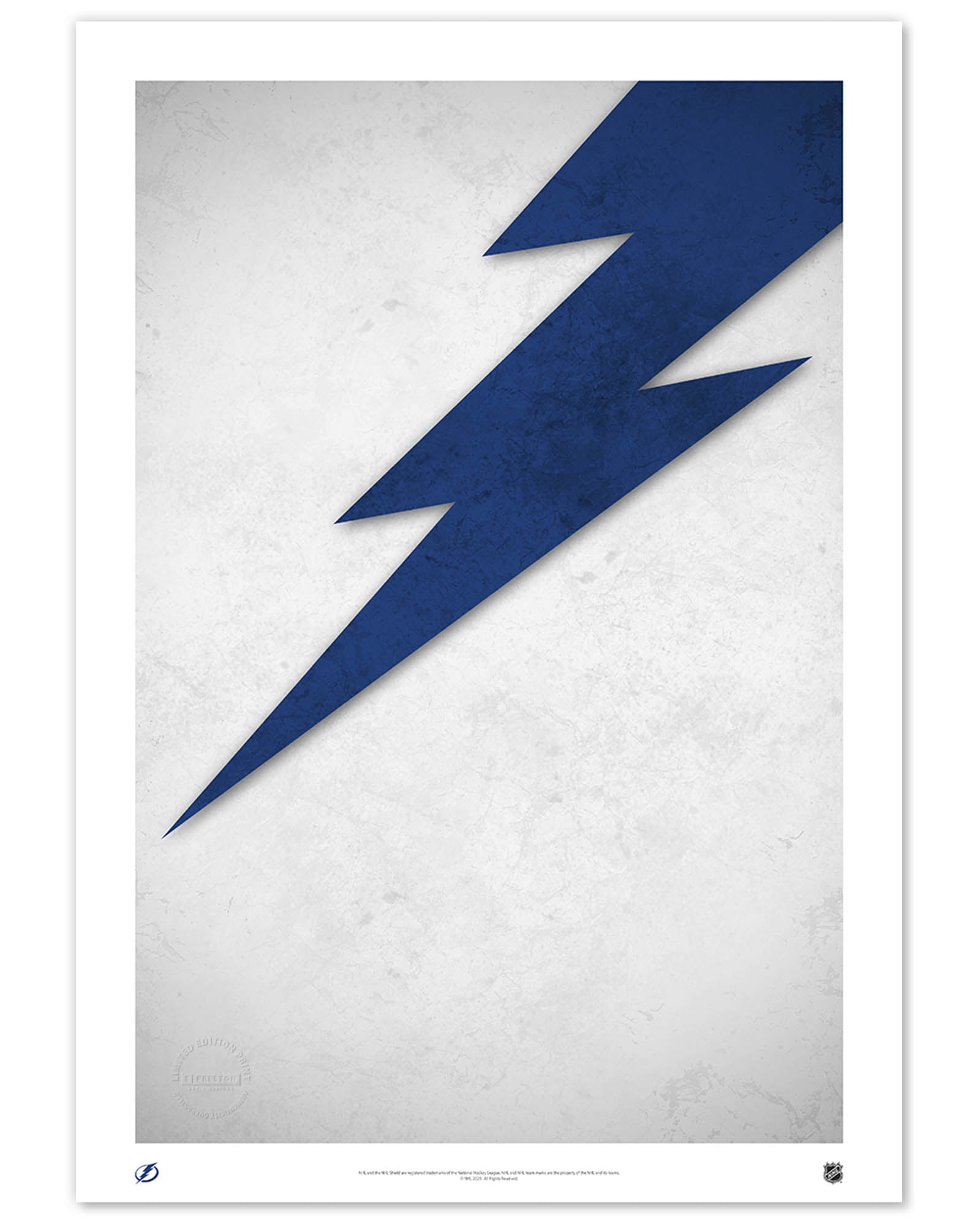 Tampa Bay Lightning Logo - Minimalist Logo - Tampa Bay Lightning Tampa Bay Lightning - S. Preston – S.  Preston Art + Designs