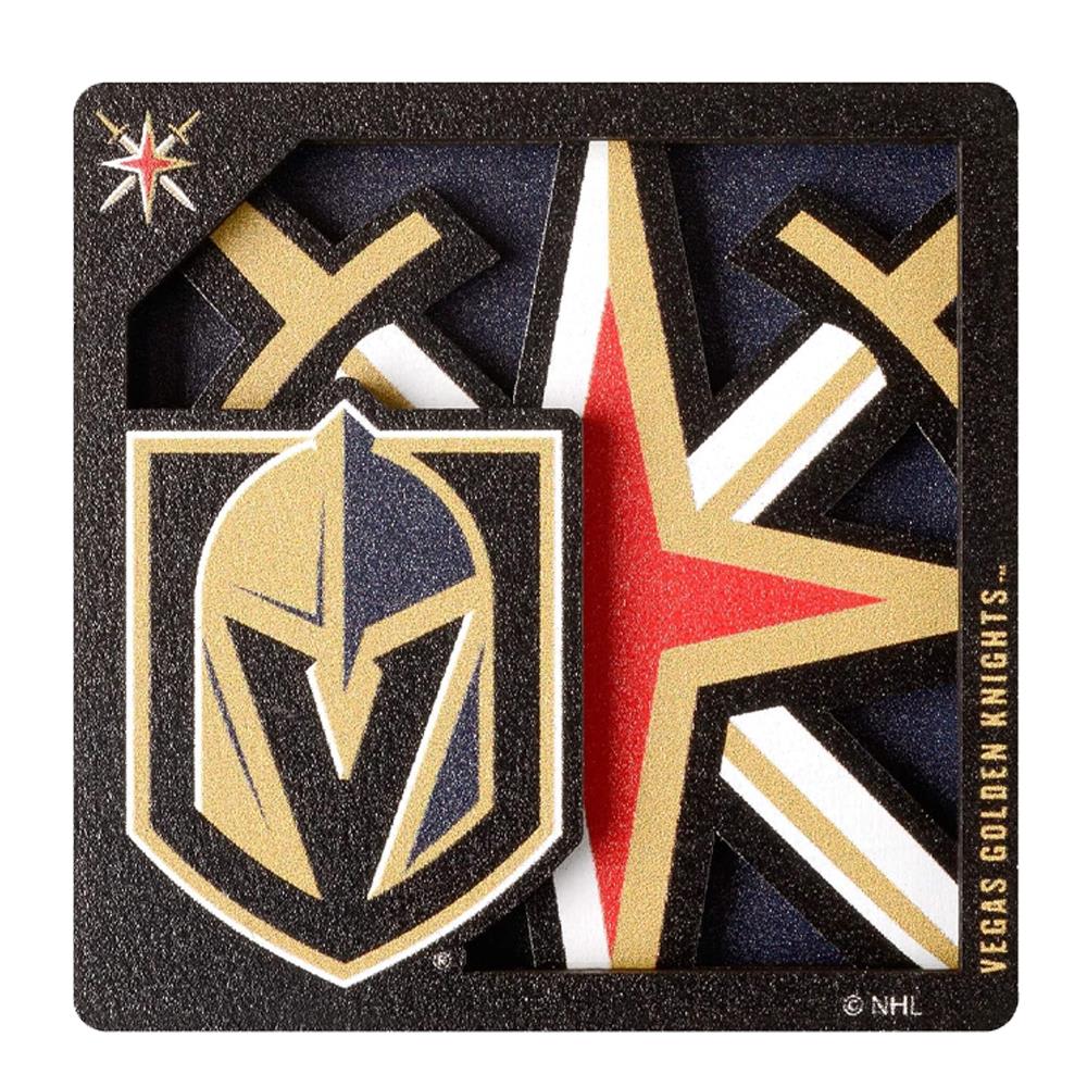 Vegas Golden Knights Logo - YouTheFan 3D Logo Series Magnet - Vegas Golden Knights