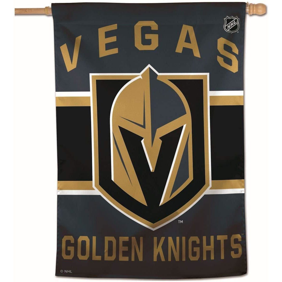 Vegas Golden Knights Logo - Vegas Golden Knights Team Logo Vertical Flag