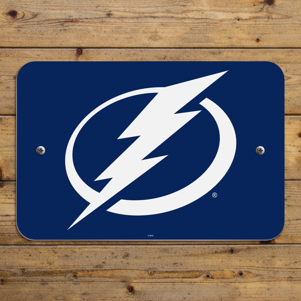 Tampa Bay Lightning Logo - Amazon.com: GRAPHICS & MORE Tampa Bay Lightning Logo Home Business Office  Sign : Office Products