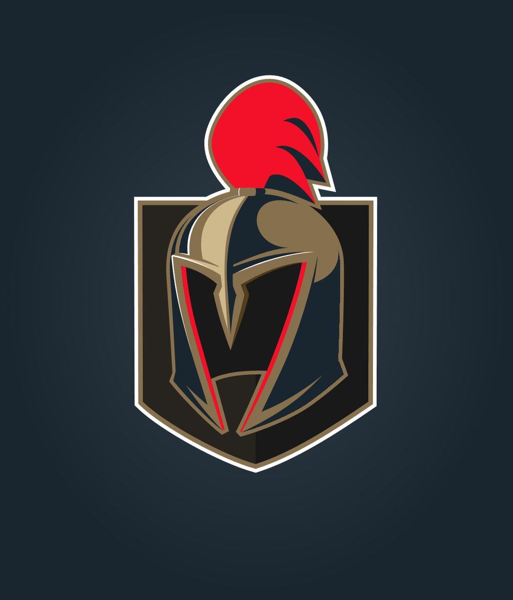 Vegas Golden Knights Logo - My take of an alternate emblem for @GoldenKnights #nhl #sports #hockey  #sportsdesign #fanart #vegasgoldenknights #logo #logos #emblem