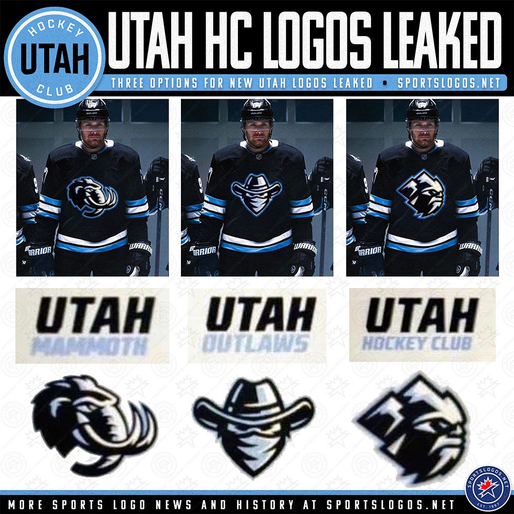 Utah Hockey Club Logo - Canucks Store Utah Hockey Club Announces 'Mammoth' As New Name, Unveils  Logos And Uniforms Maple Leaf Patch