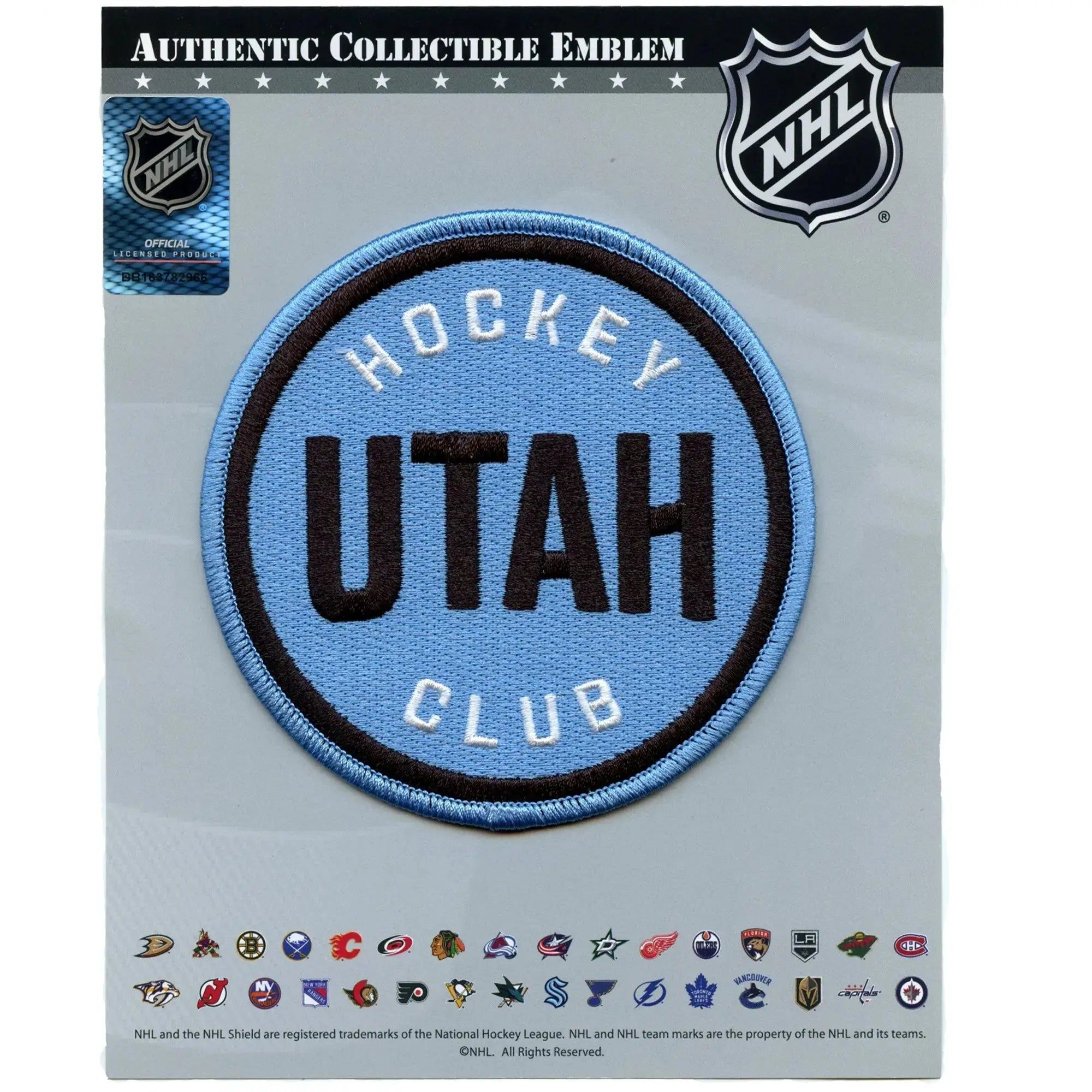 Utah Hockey Club Logo - Utah Mammoth Hockey Club Primary Team Logo Jersey Round Shoulder Patch