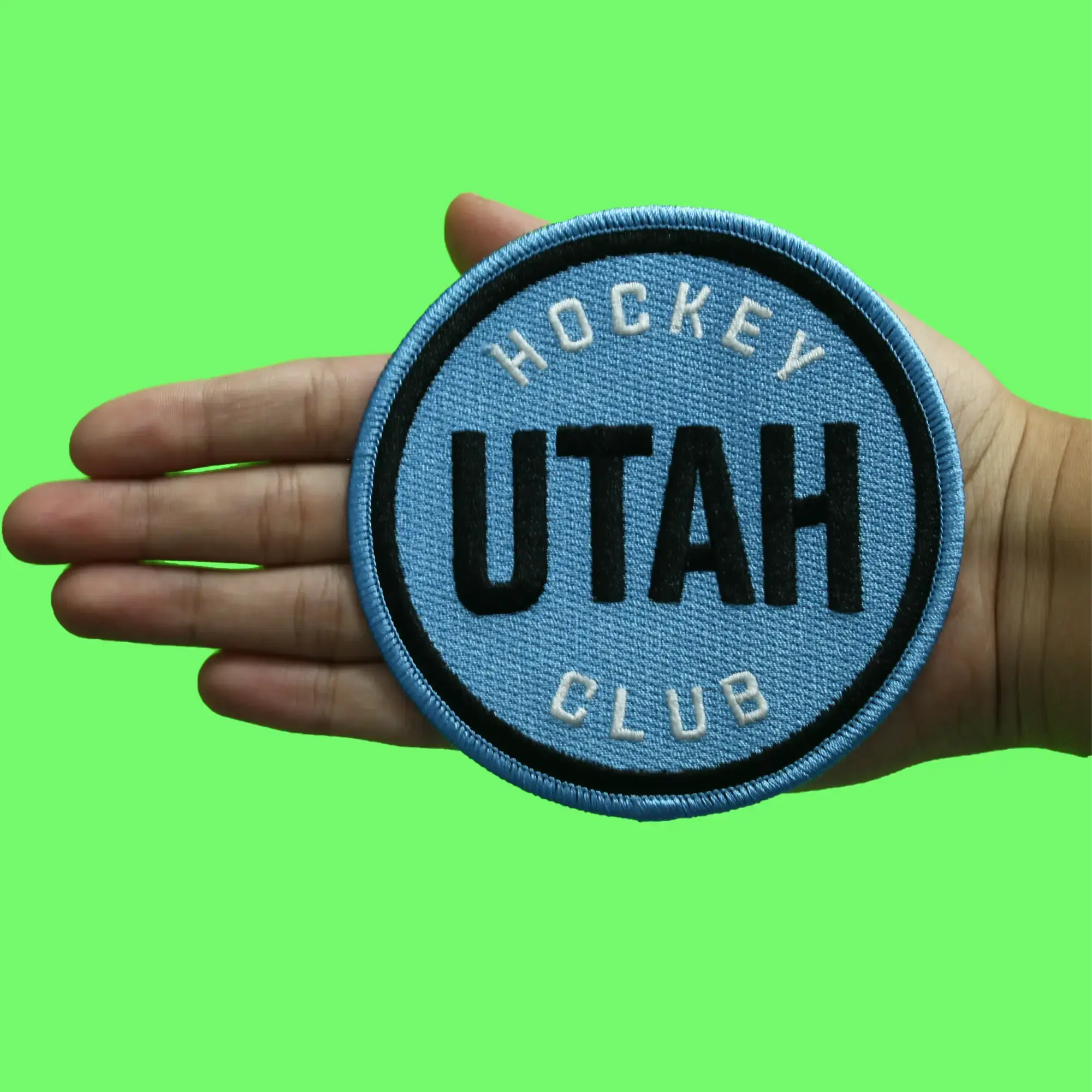 Utah Hockey Club Logo - Utah Mammoth Hockey Club Primary Team Logo Jersey Round Shoulder Patch