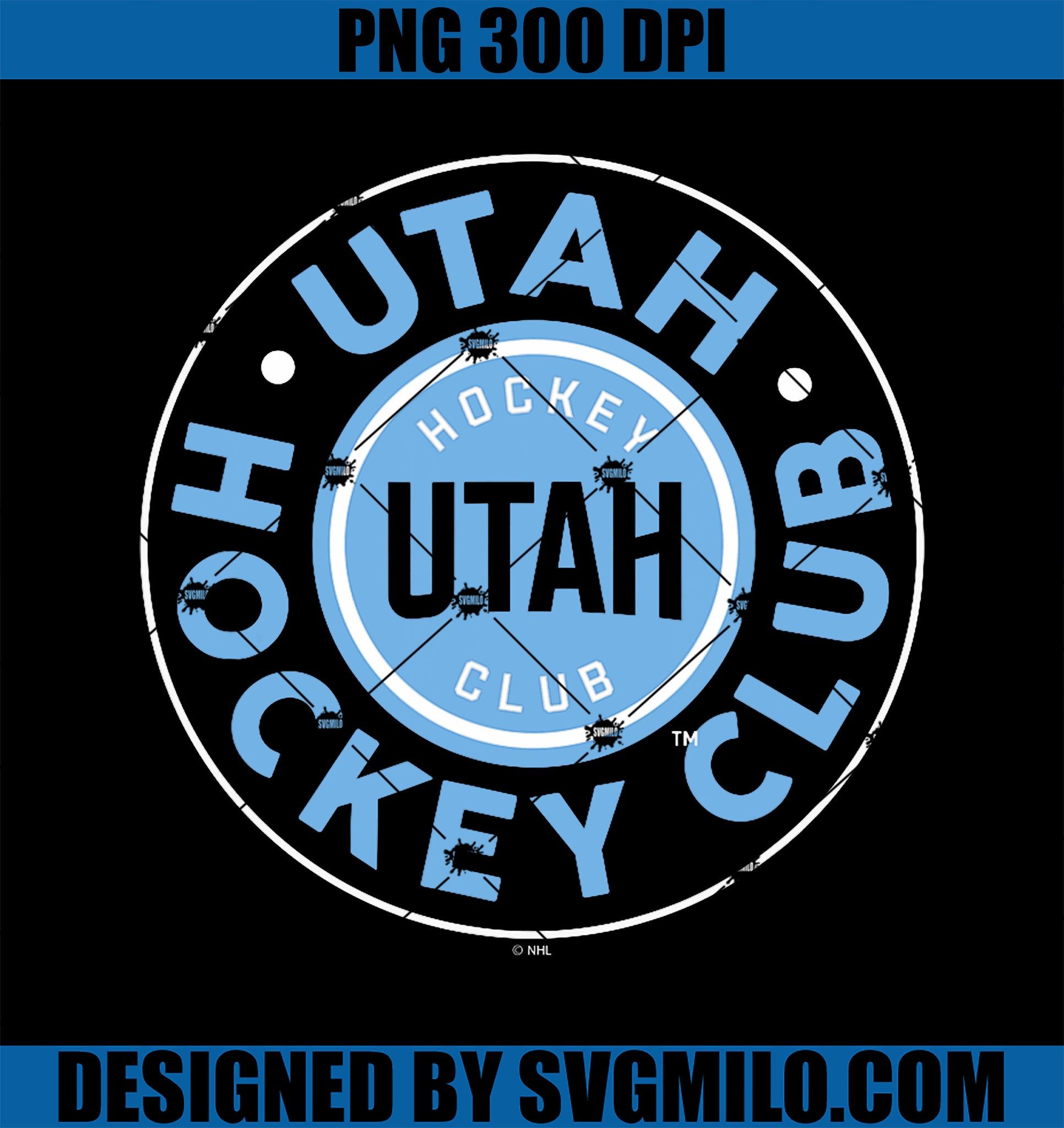 Utah Hockey Club Logo - Utah Hockey Club Symbol Black Officially Licensed PNG