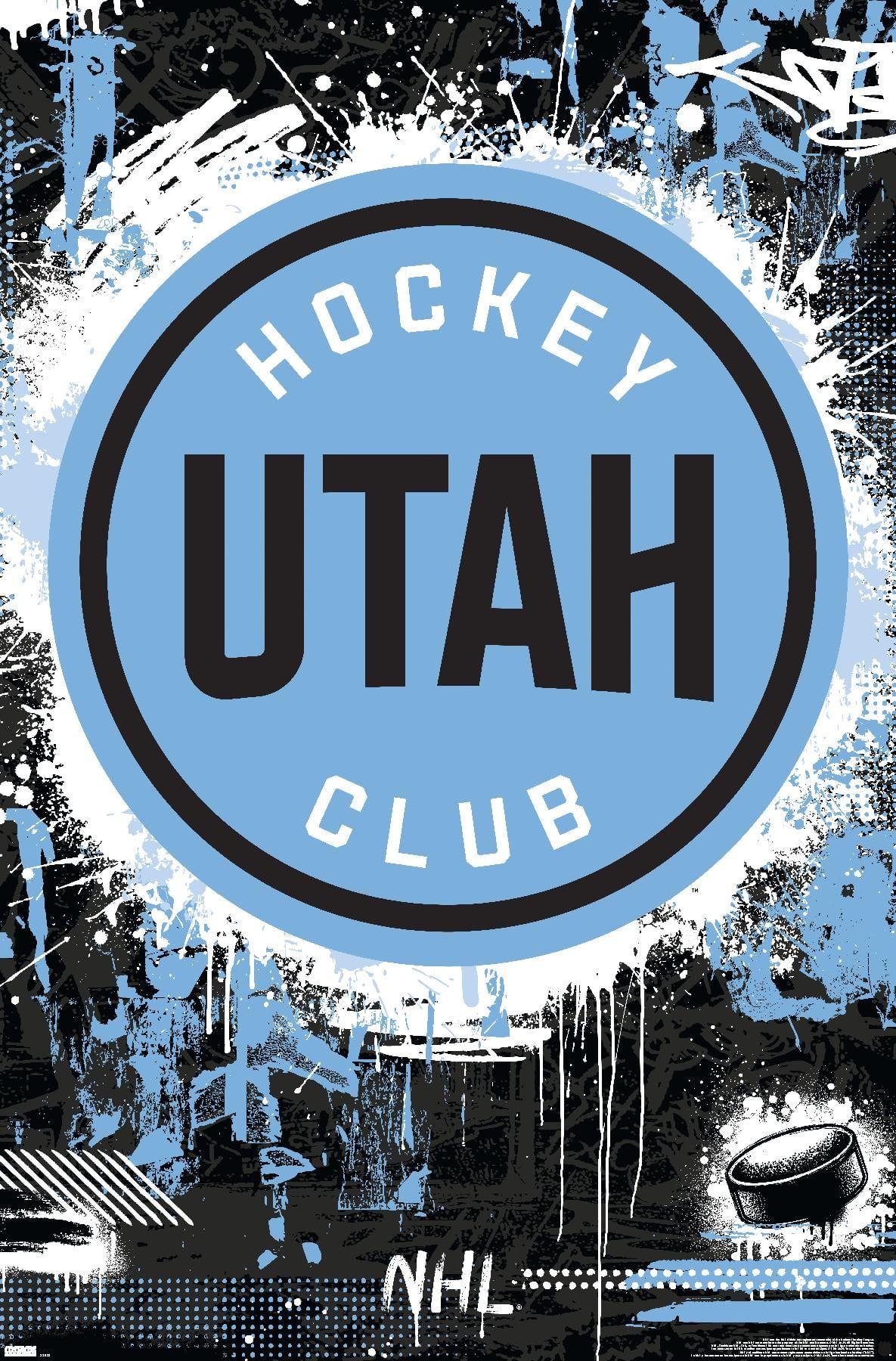 Utah Hockey Club Logo - NHL Utah Hockey Club - Maximalist Logo 24 Wall Poster, 22.375