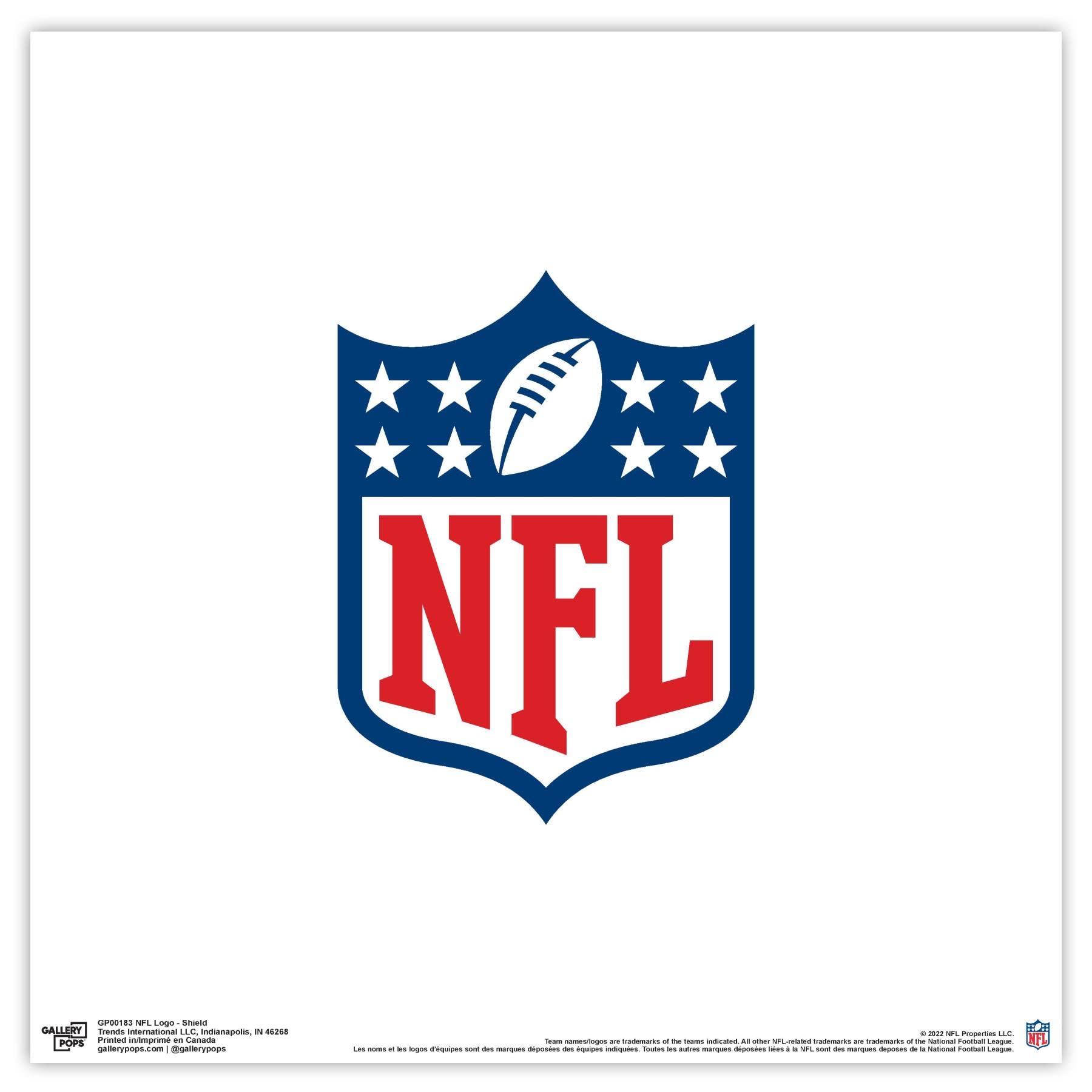 NFL Logo - Amazon.com: Trends International Gallery Pops NFL Logo - Shield Wall Art  Wall Poster, 12