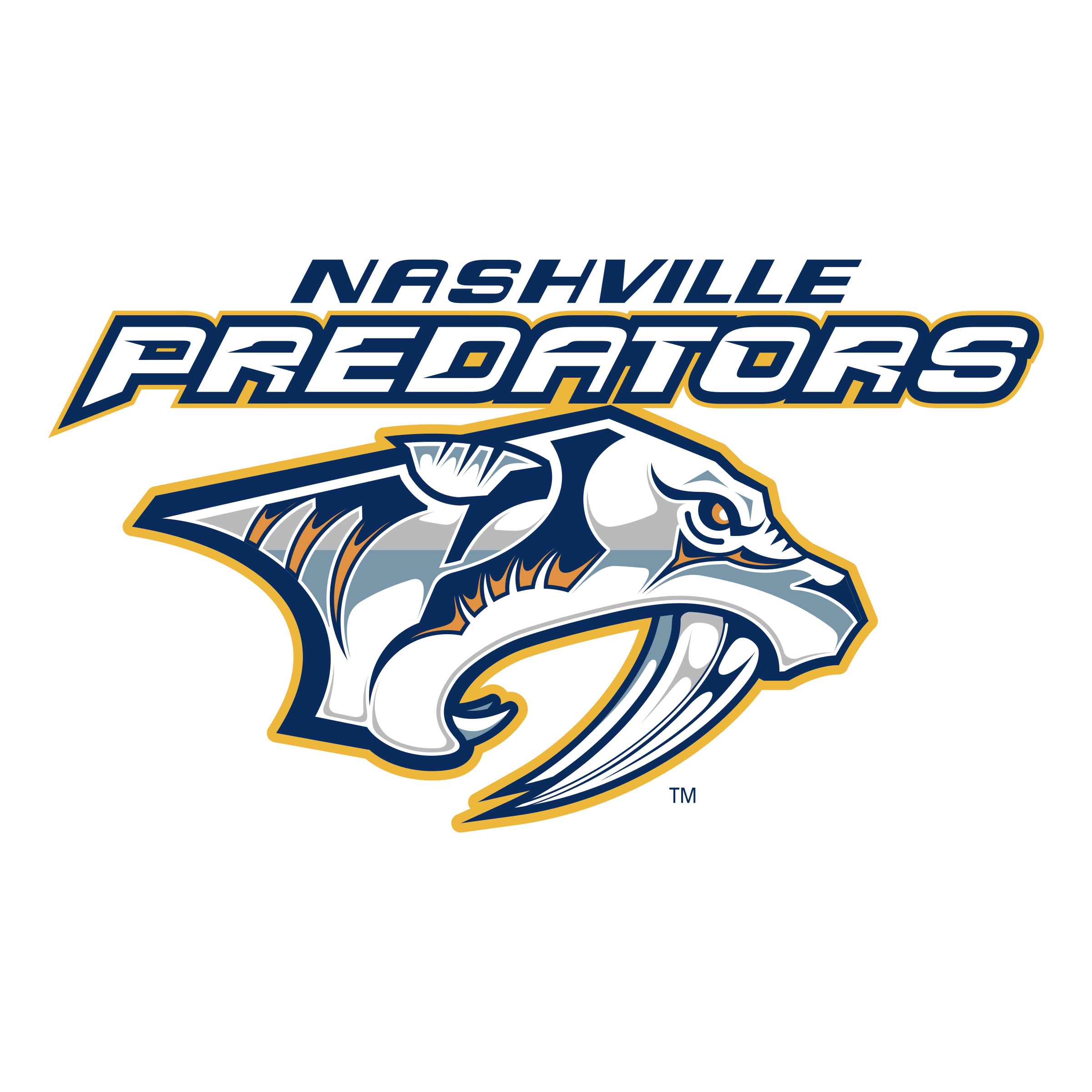 Nashville Predators Logo - Nashville Predators Logo PNG Transparent & SVG Vector - Freebie Supply