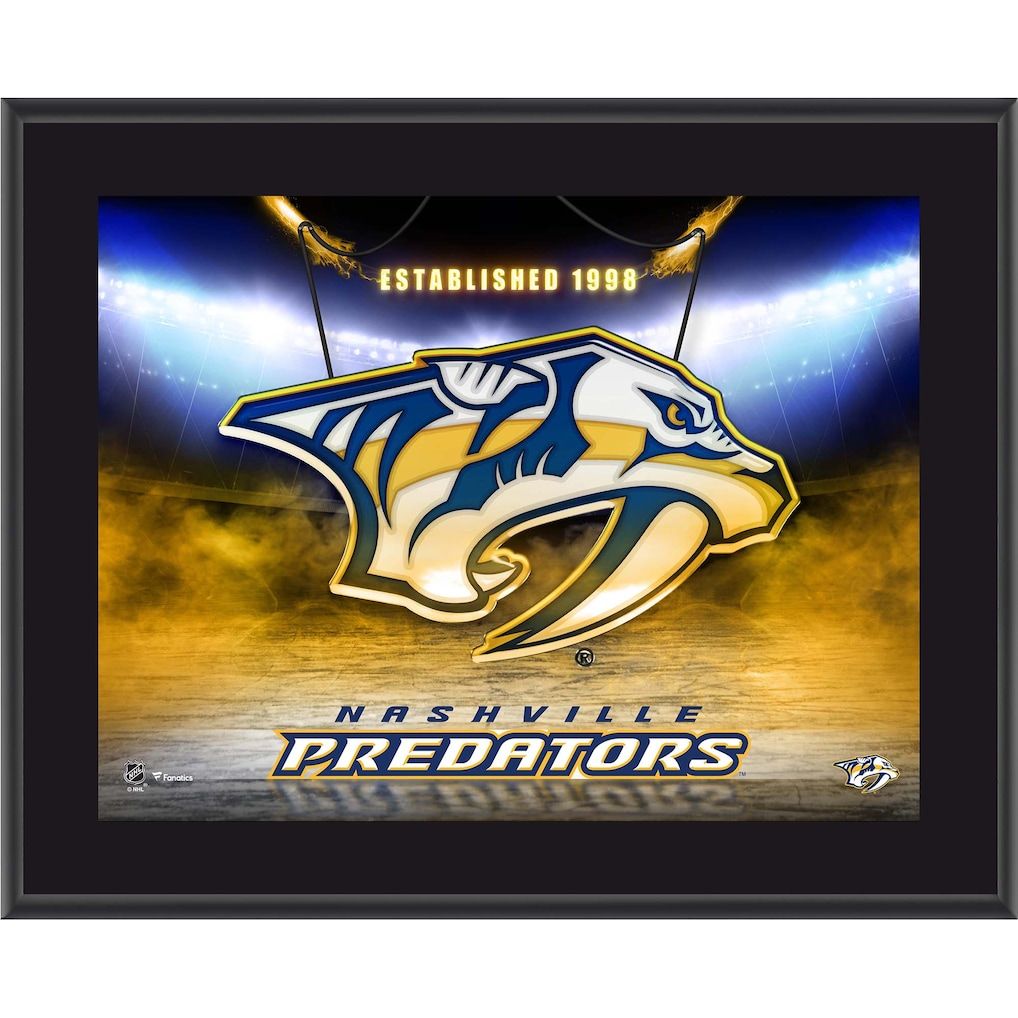 Nashville Predators Logo - Nashville Predators Fanatics Authentic 10.5