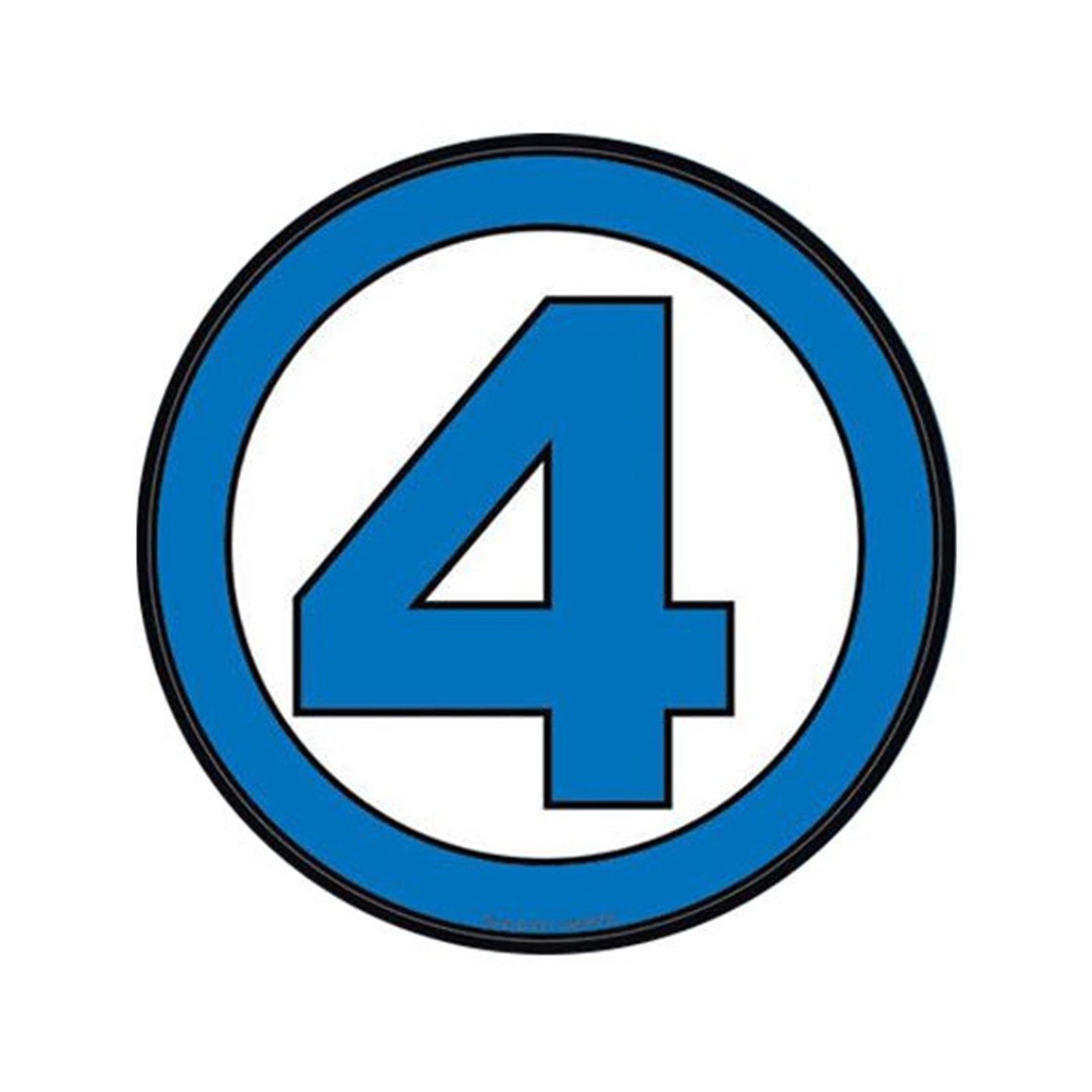 Fantastic Four Logo - Fantastic Four Symbol Sticker - SuperHeroStuff