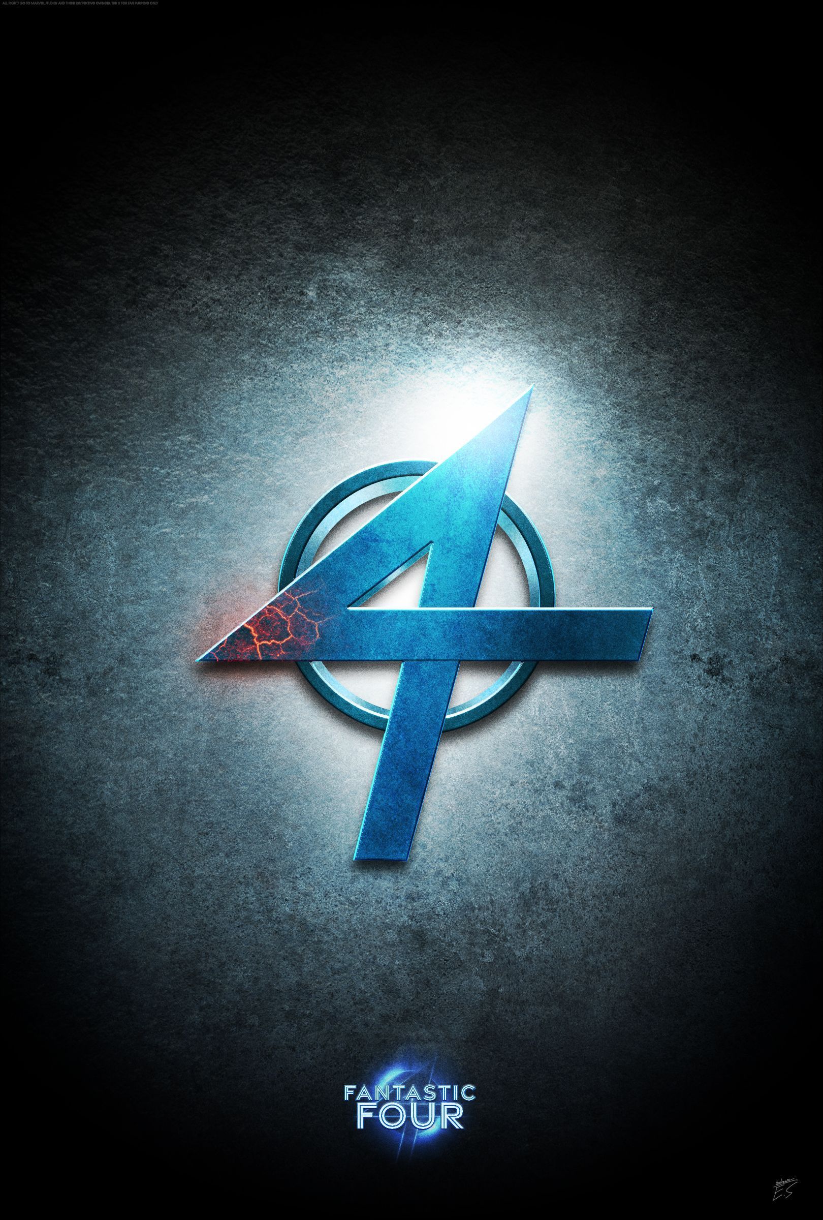Fantastic Four Logo - I Designed a Teaser Poster for Fantastic Four. I based it on the logo when  it was announced. :) : r/marvelstudios