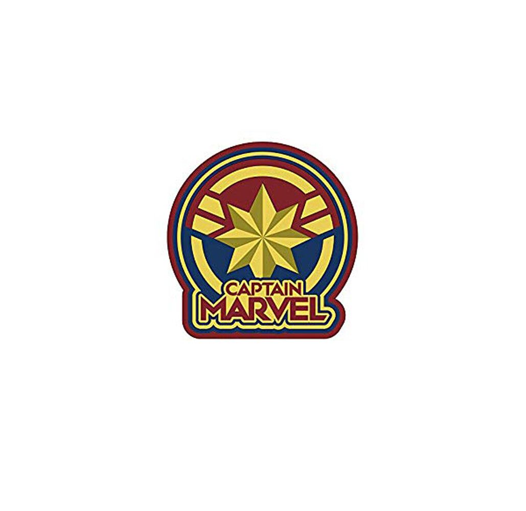 Captain Marvel Logo - Marvel Comics Captain Marvel Logo Soft Touch PVC Magnet