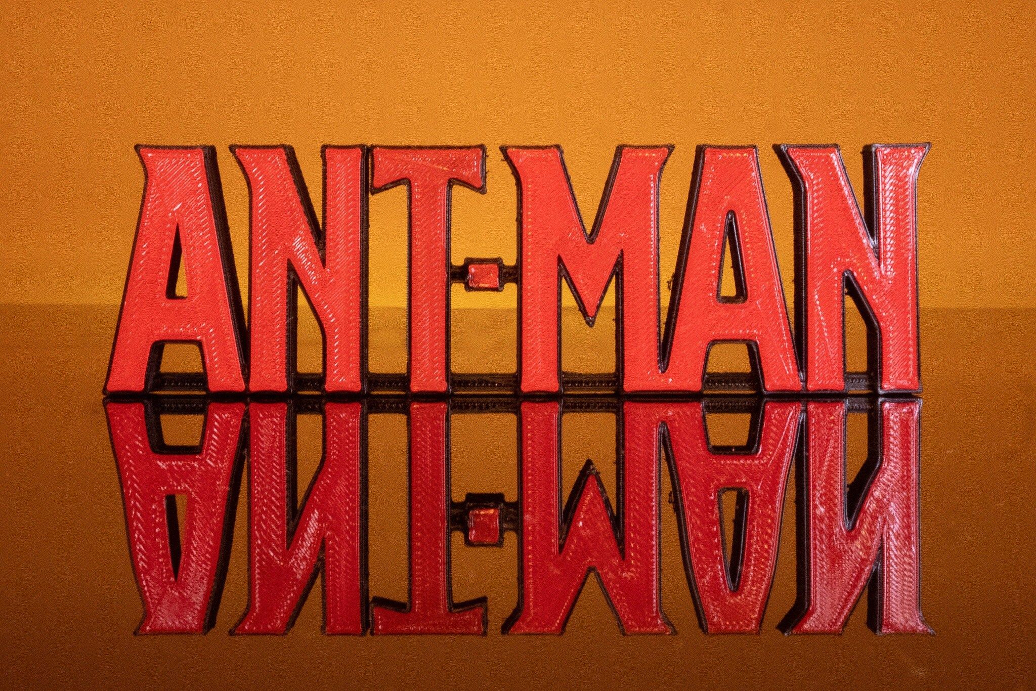 Ant-Man Logo - Ant-man 3D Logo for Display - Etsy