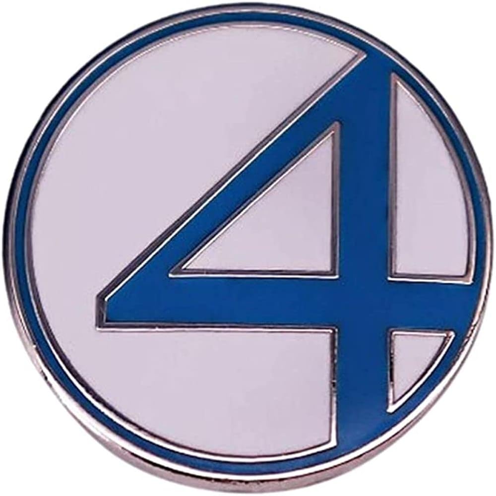 Fantastic Four Logo - Amazon.com: Fantastic Superhero Four Logo Metal Enamel 1 Inch Tall Pin:  Clothing, Shoes & Jewelry