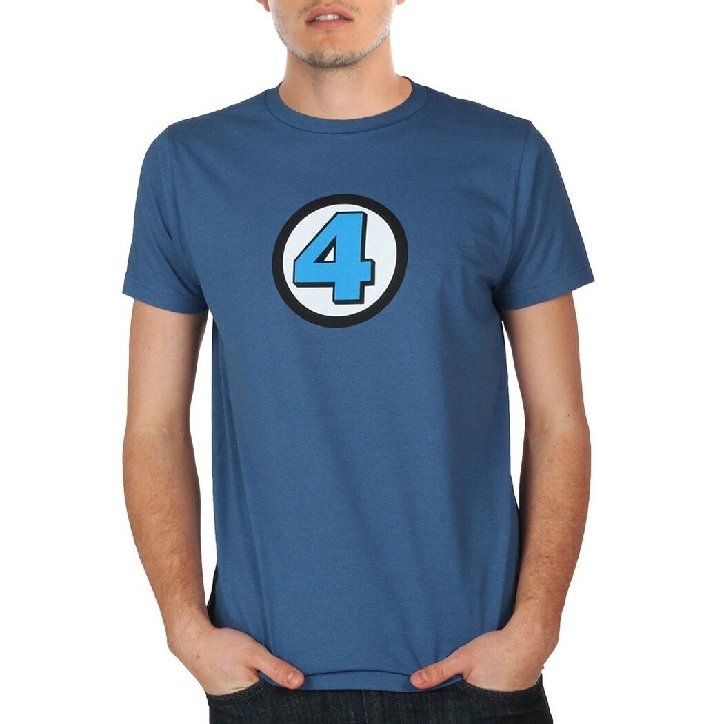 Fantastic Four Logo - Official Marvel Fantastic Four Logo T-Shirt