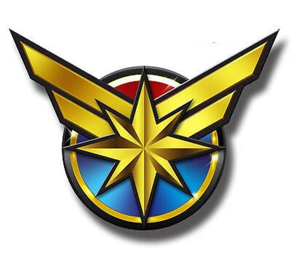 Captain Marvel Logo - Marvel Comics Wallet Buckle-Down Marvel Universe Portefeuille Captain Marvel  Star Marvel Venom
