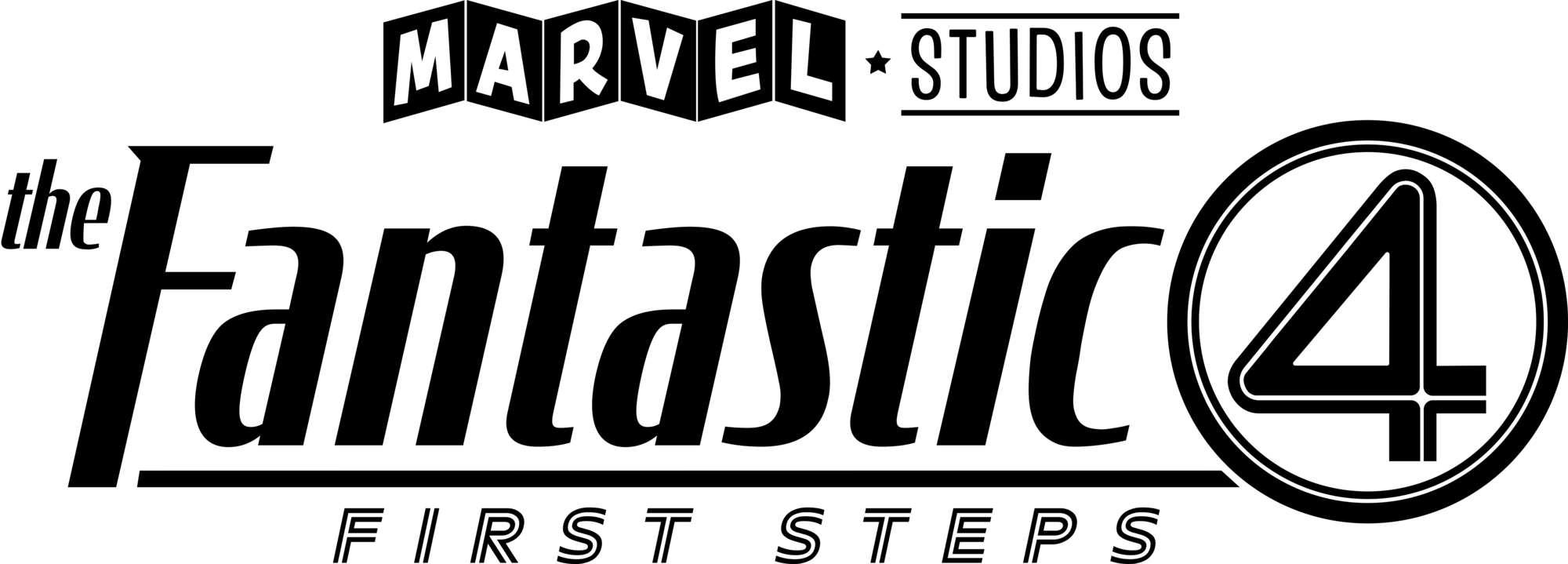 Fantastic Four Logo - File:The Fantastic Four First Steps - Logo.png - Wikimedia Commons