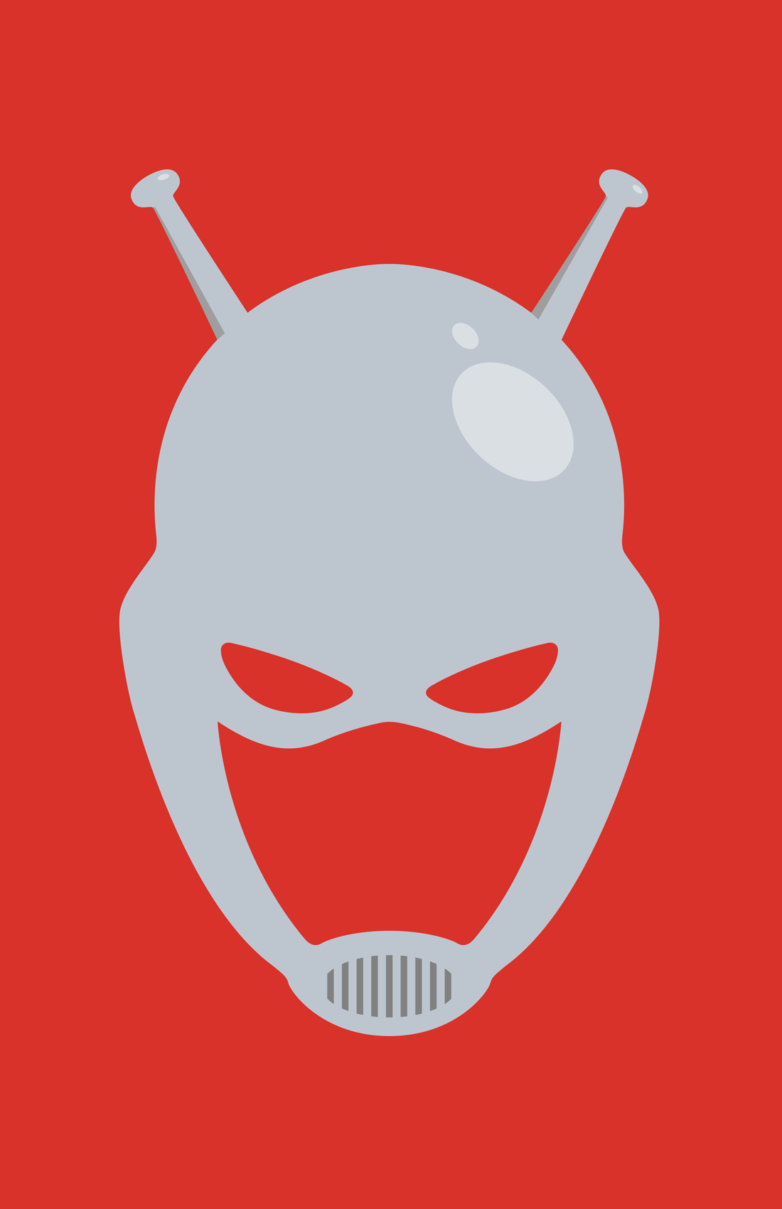 Ant-Man Logo - Ant-Man Helmet - Minimalist Heroes