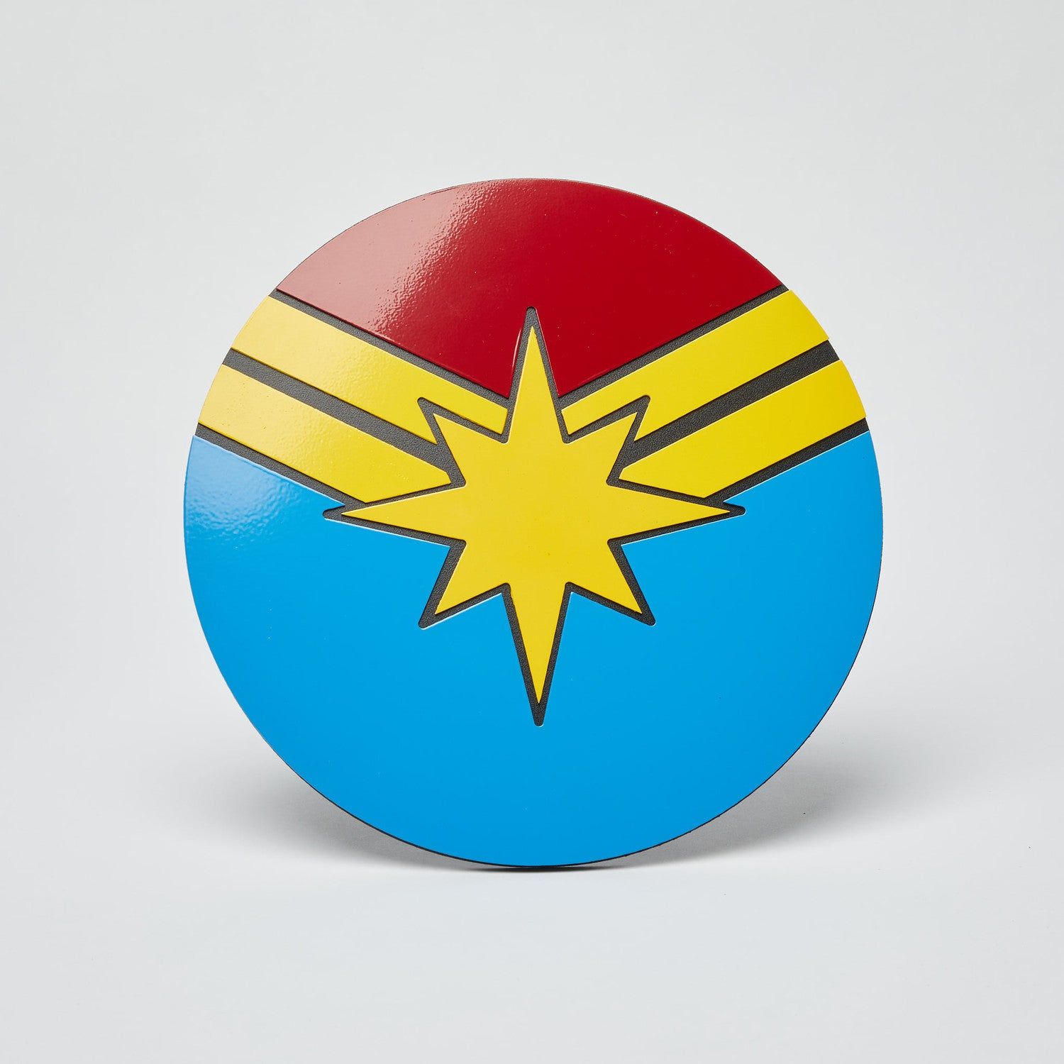 Captain Marvel Logo - Captain Marvel Wall Emblem - Marvel Wall Art