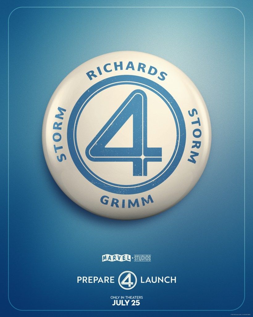 Fantastic Four Logo - Marvel Finally Reveals The Fantastic Four: First Steps Poster (And It's  Perfect) - ComicBook.com