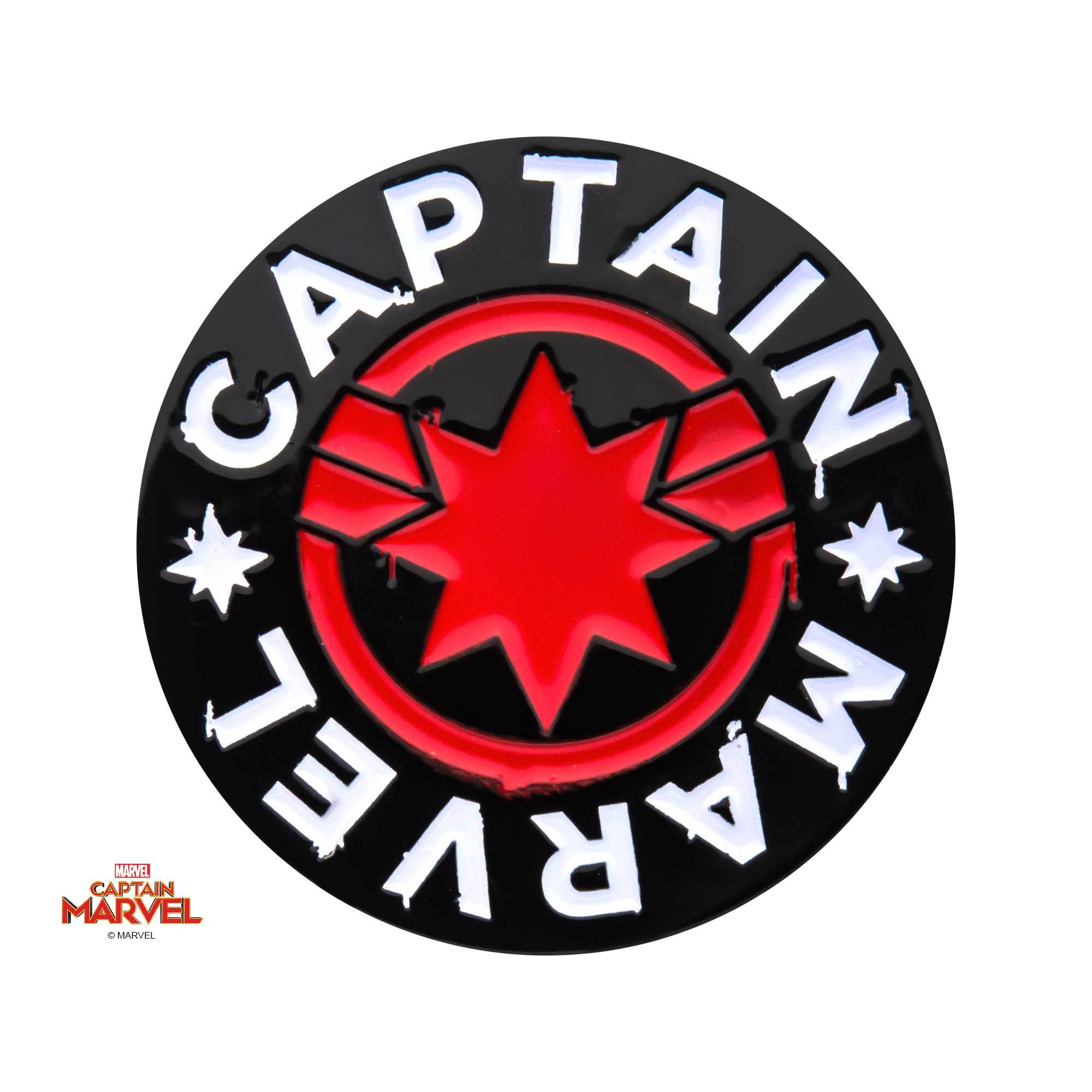 Captain Marvel Logo - Marvel Captain Marvel Logo Enamel Collector Pin