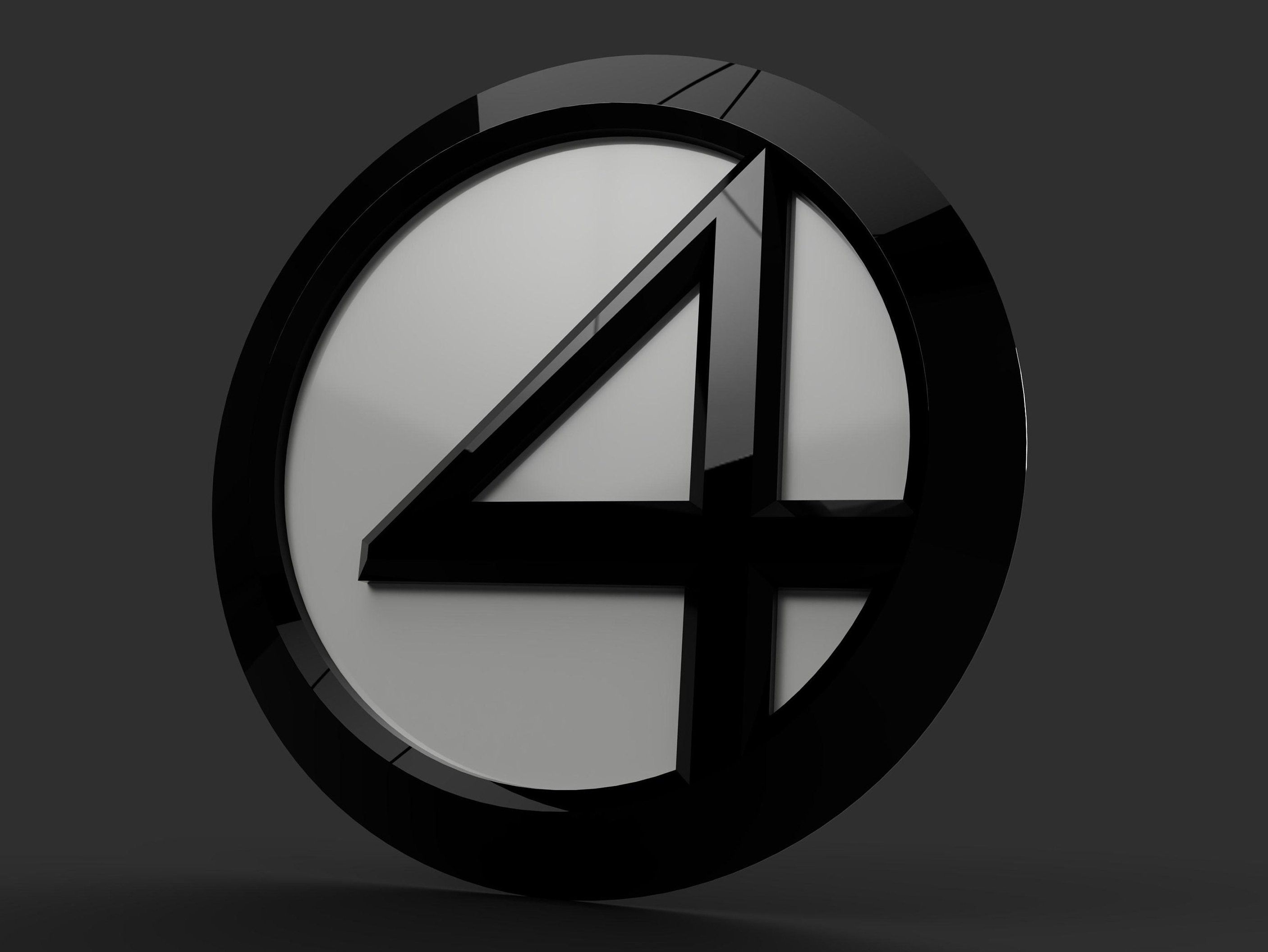 Fantastic Four Logo - Fantastic Four Emblem 3D Model | Comic, Film (STL Files) - Etsy