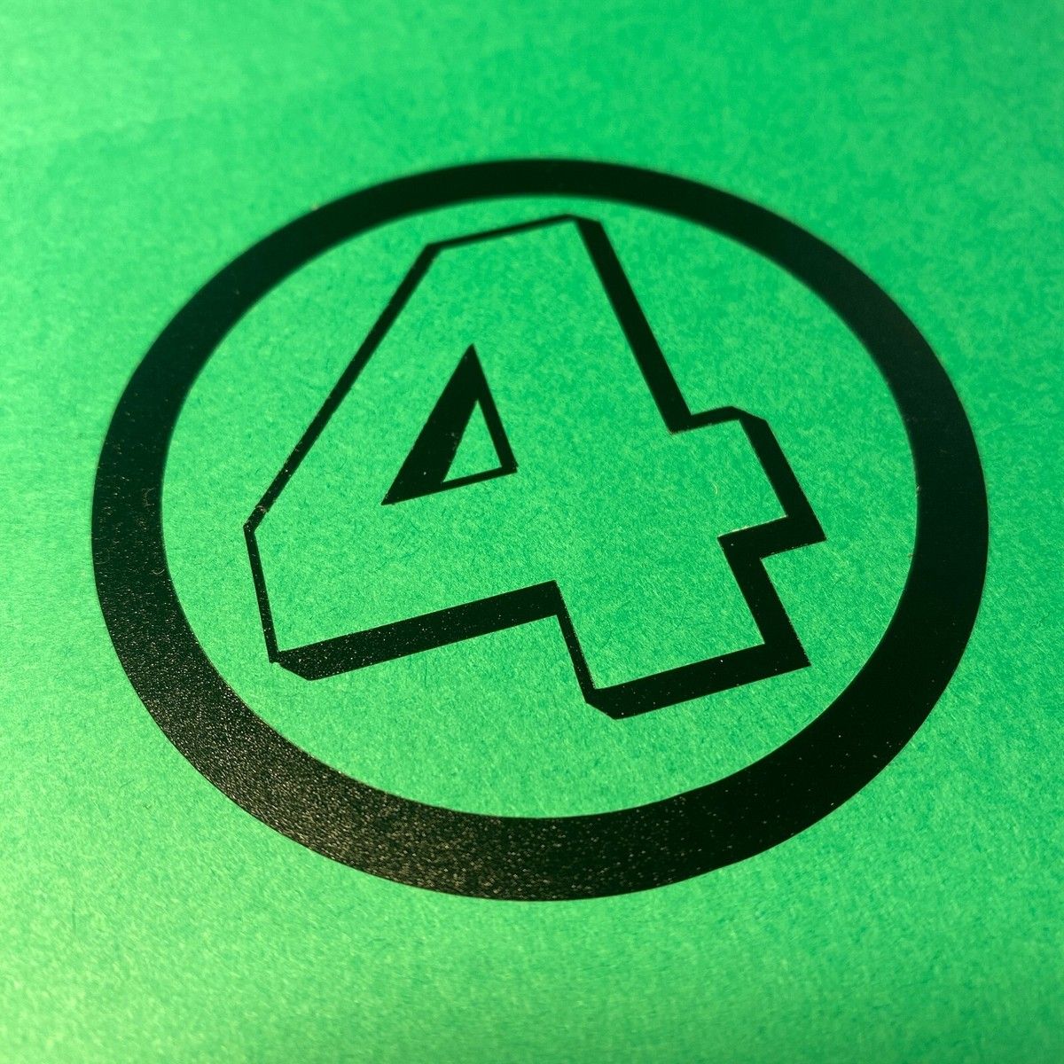 Fantastic Four Logo - Vinyl Sticker - Classic Fantastic Four Logo (Marvel)