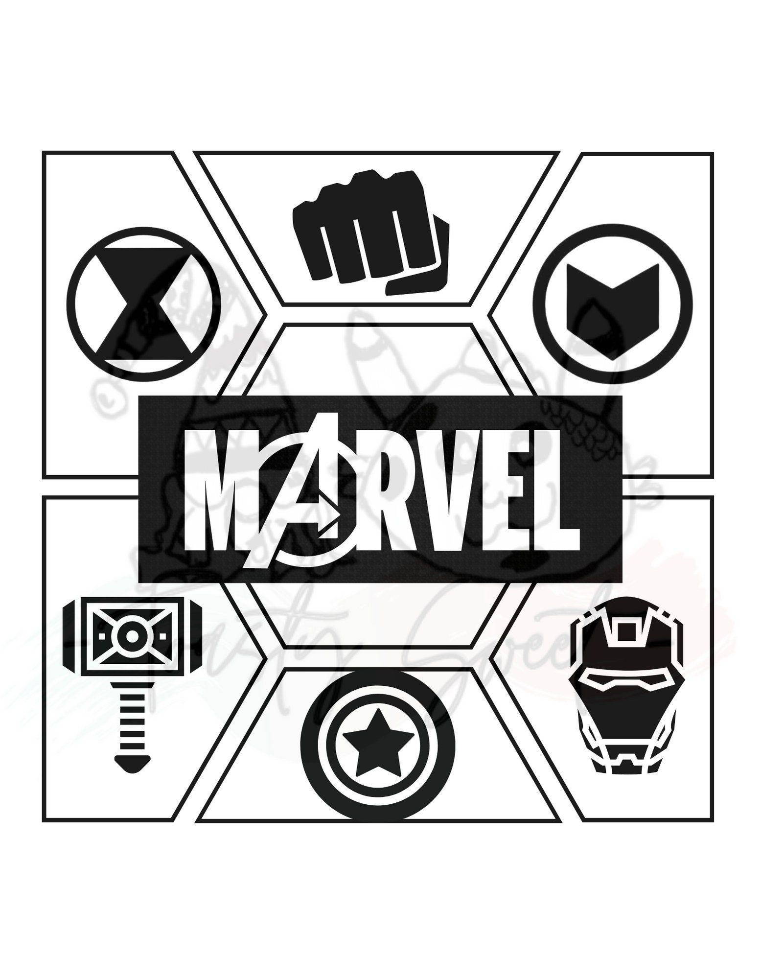 Marvel Logo - Marvel Logo Graphic - Etsy