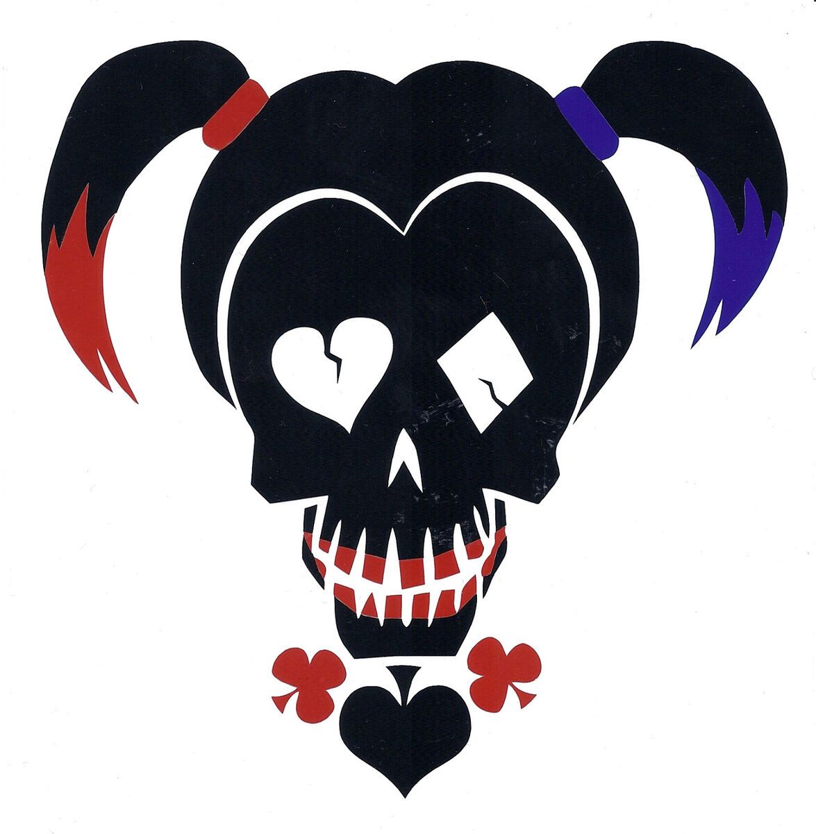 Harley Quinn Logo - Suicide Squad Harley Quinn Multicolor Sticker/Decal (one color available)