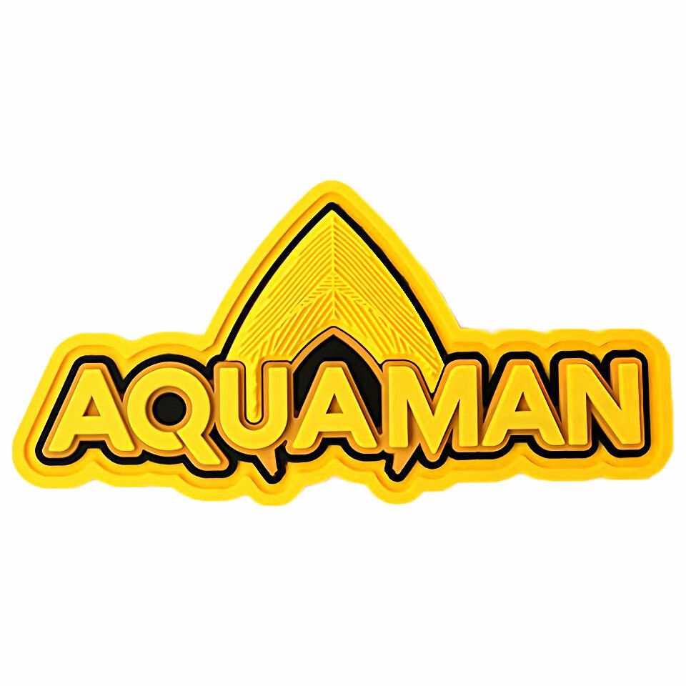 Aquaman Logo - DC Comics Aquaman Logo Soft Touch PVC Magnet