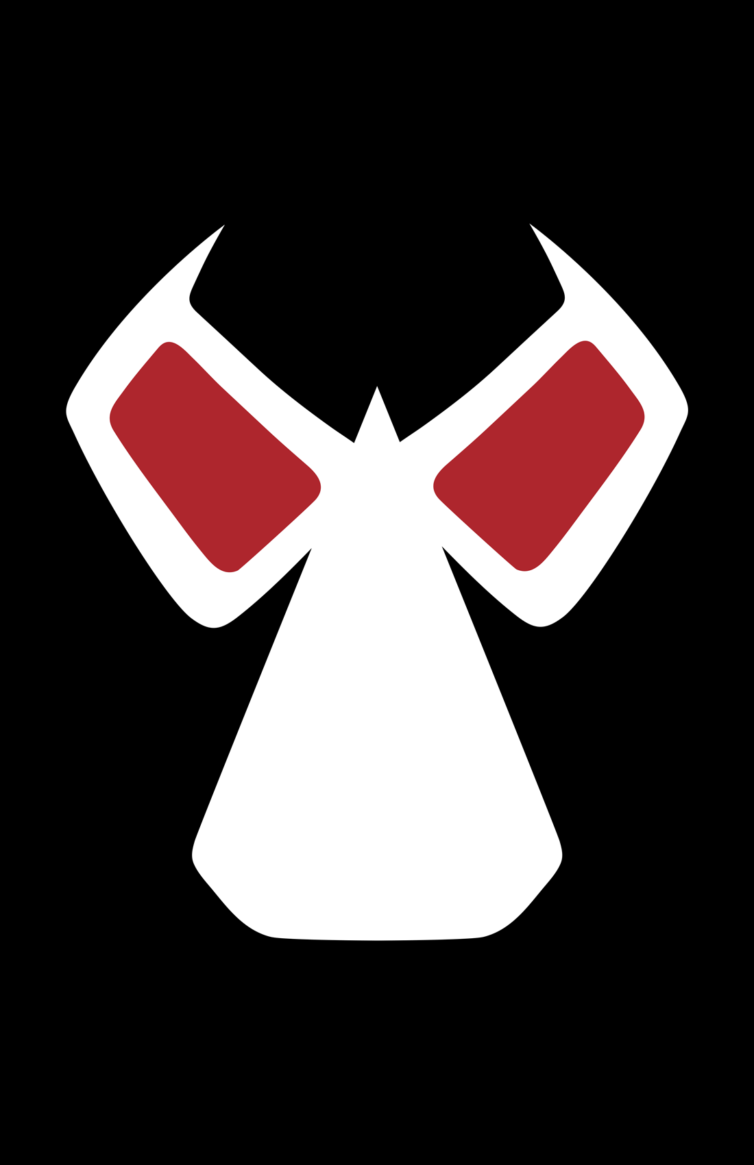 Bane Logo - Bane Mask - Minimalist Heroes