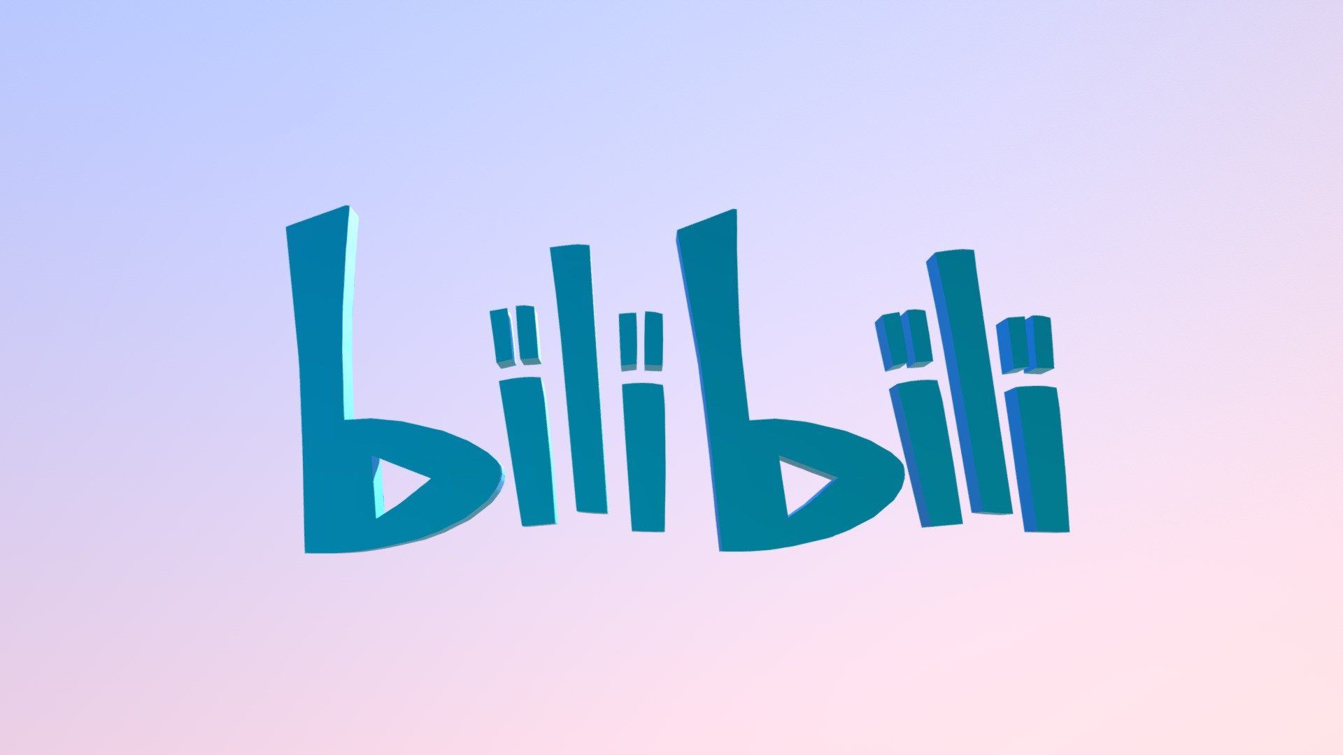 Bilibili Logo - Bilibili Logo - Download Free 3D model by Loudomian [2dbf7c5] - Sketchfab