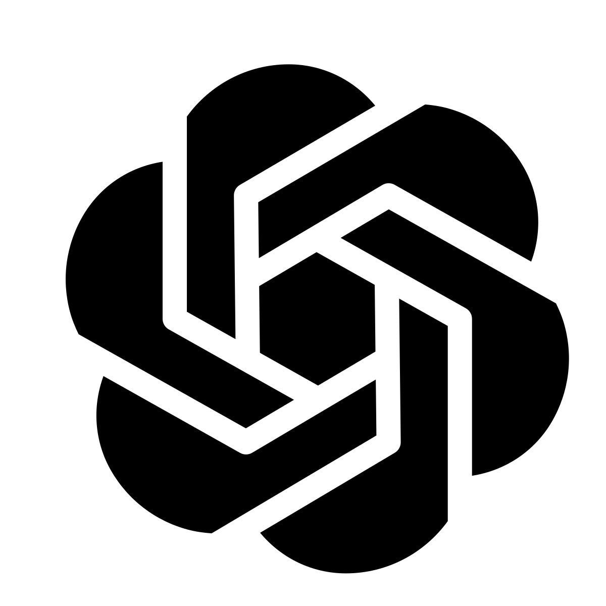 ChatGPT Logo - ChatGPT logo black background - customizable icons platform