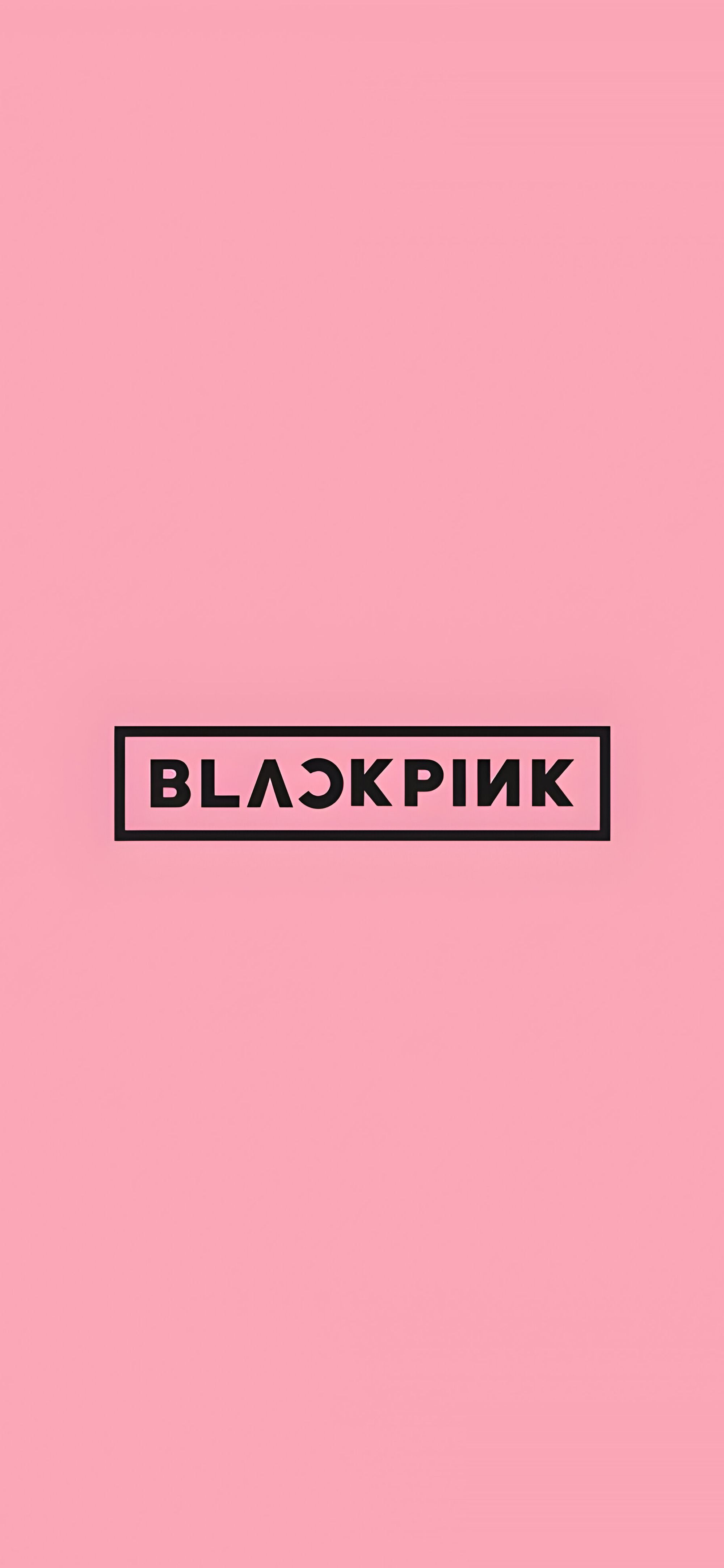 BLACKPINK Logo - BLACKPINK Simple Logo Pink Wallpapers - Minimalist Wallpapers