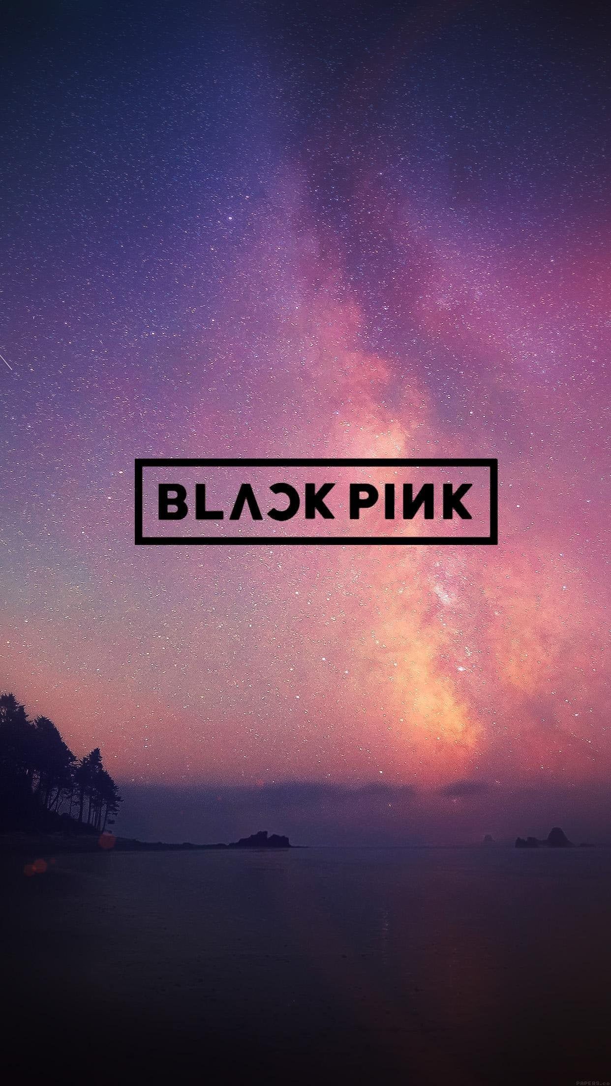 BLACKPINK Logo - BlackPink Logo Phone Wallpaper : r/BlackPink