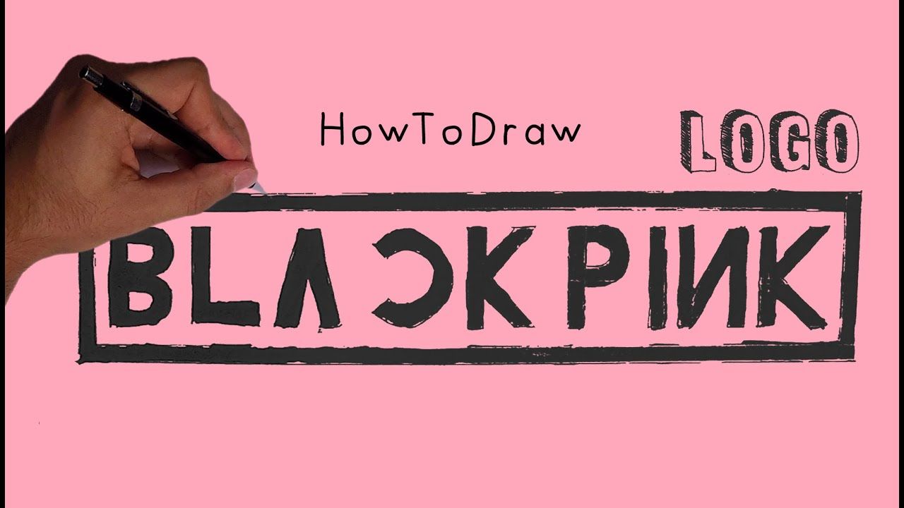 BLACKPINK Logo - How to Draw the BLACKPINK Logo (Step-by-Step)