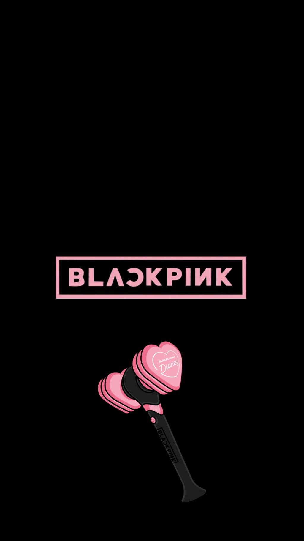 BLACKPINK Logo - Download Blackpink Logo With Bi Ping Bong Wallpaper | Wallpapers.com