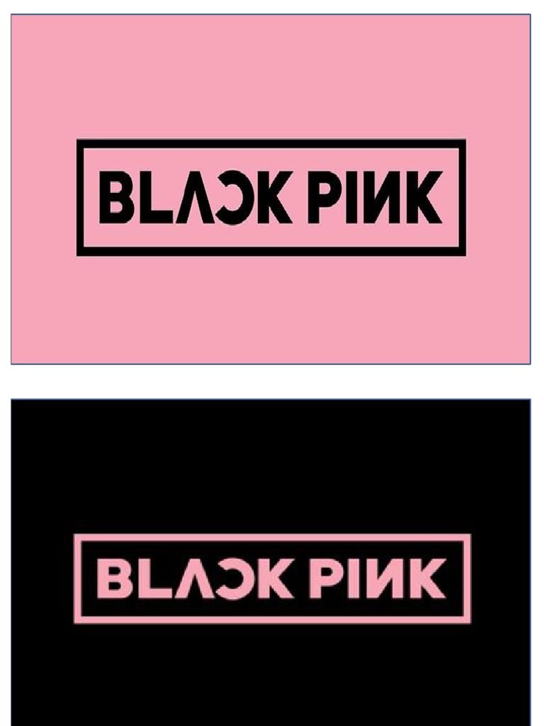 BLACKPINK Logo - Logo Blackpink | PDF