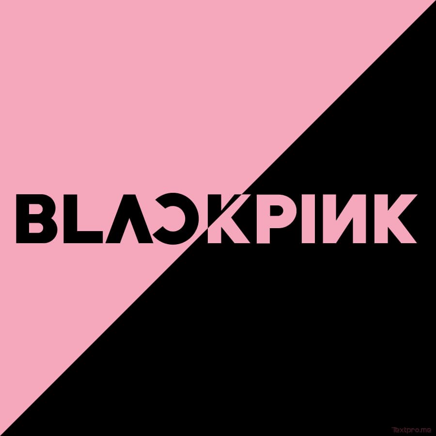BLACKPINK Logo - Create Blackpink style logo effects online