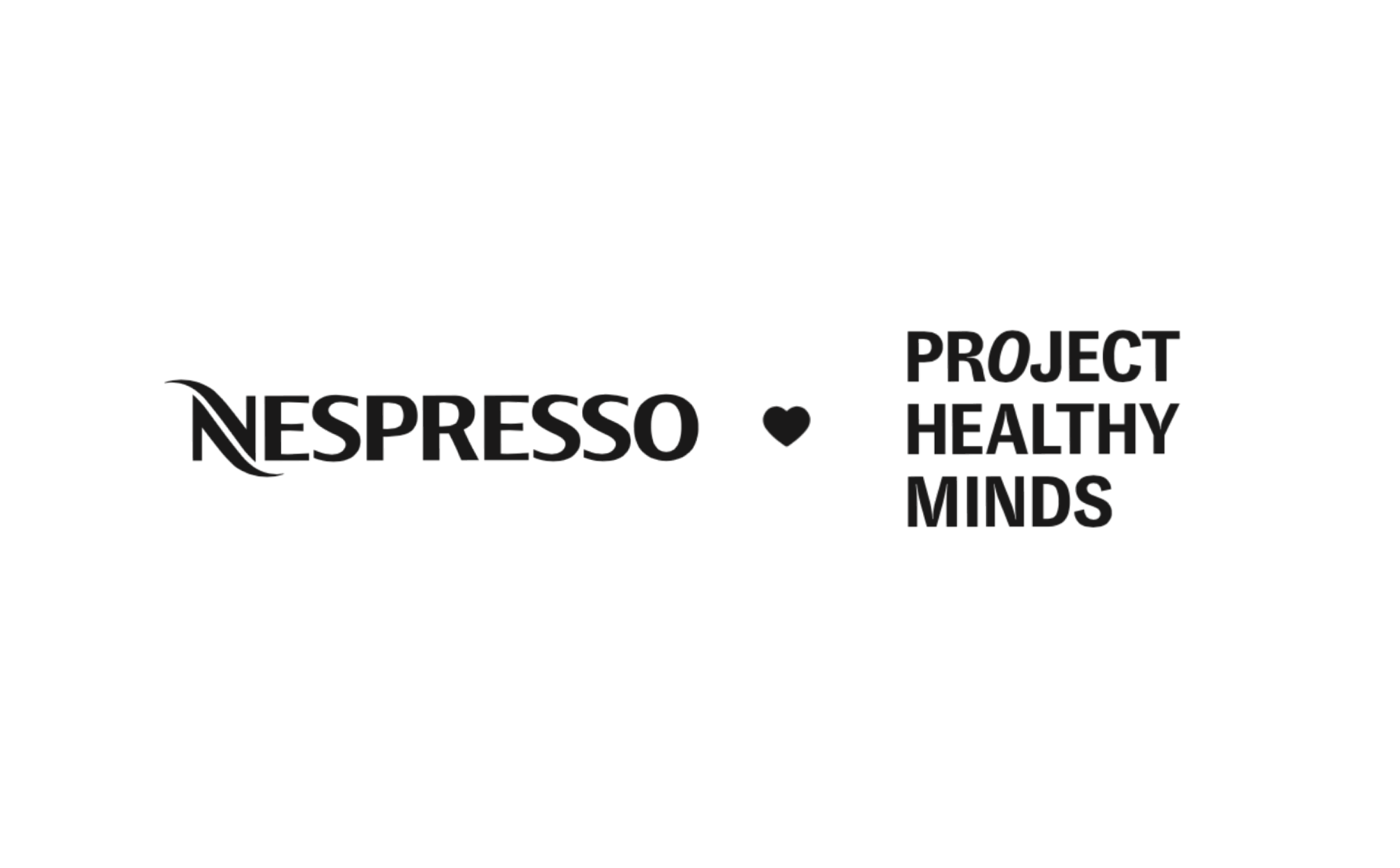 Nespresso Logo - Nespresso Partners with Project Healthy Minds to Help Destigmatize Mental  Health and Expand Access to Care