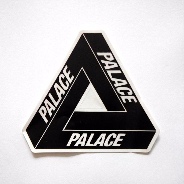 Palace Logo - Palace Logo Skateboard Decal Sticker Laptop Luggage, Men's Fashion ...
