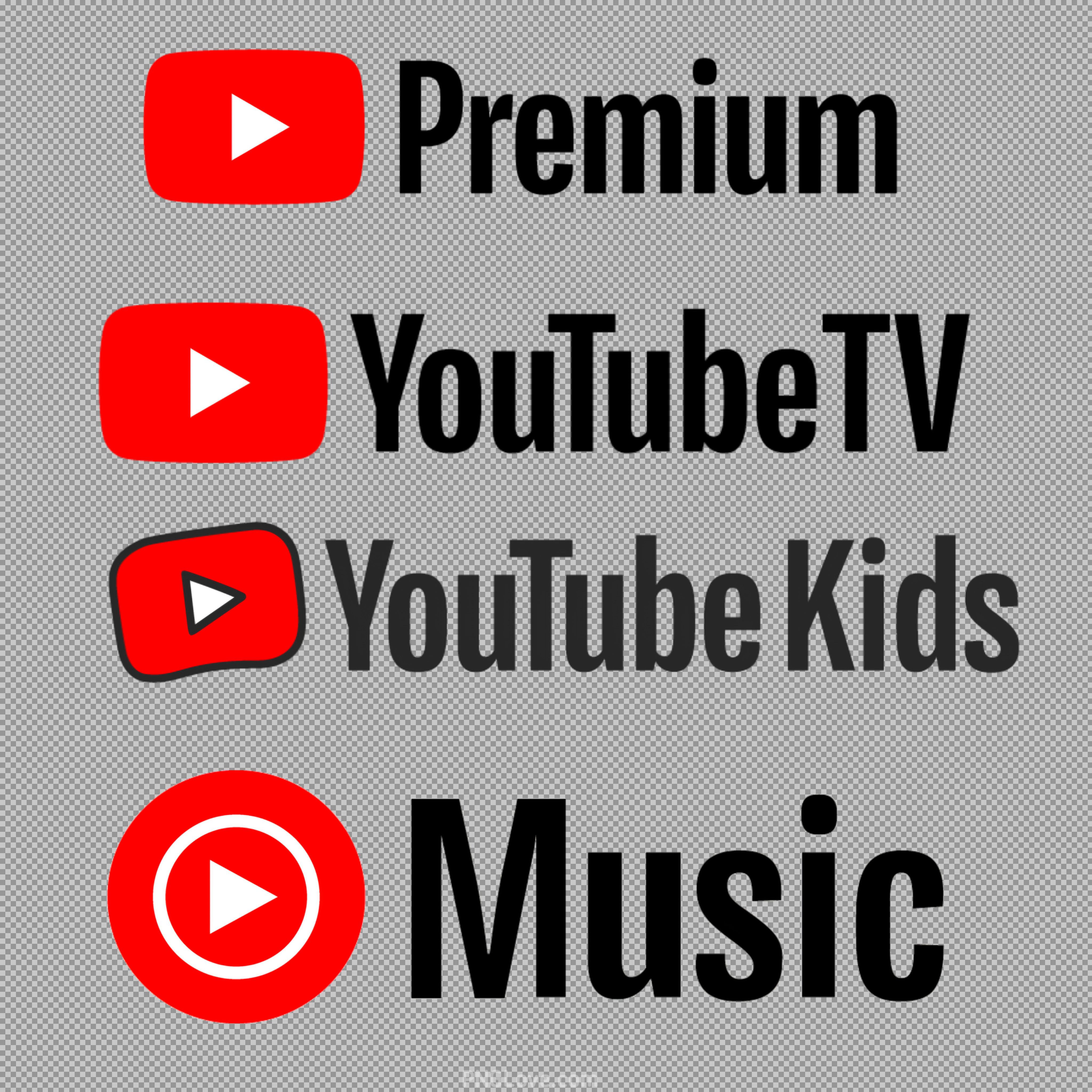 YouTube Kids Logo - YouTube premium Logo PNG, YouTube TV Logo png, YouTube Kids Logo PNG,  YouTube music Logo PNG transparent image download