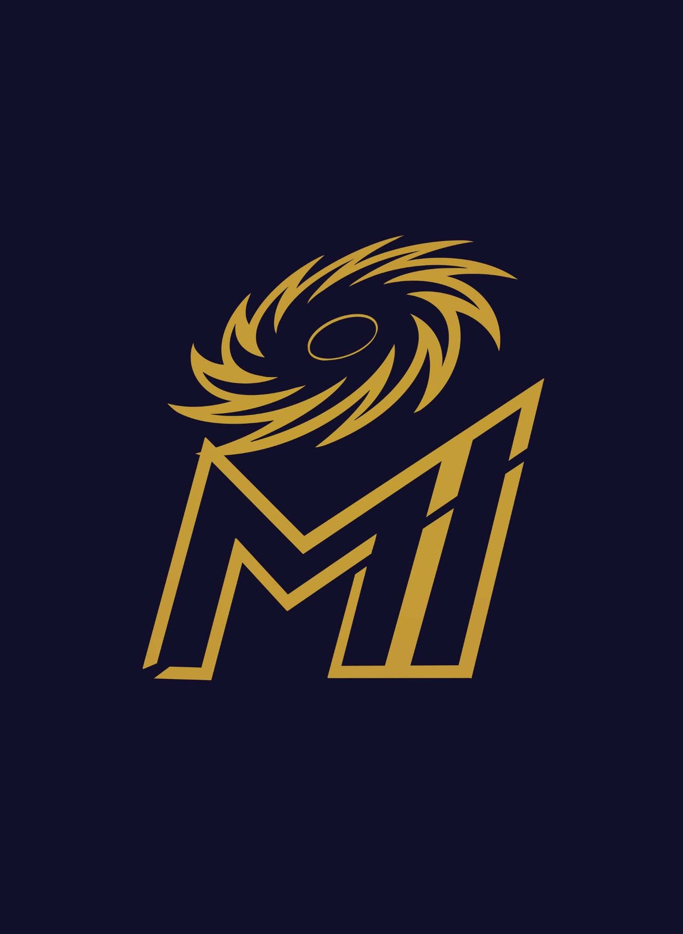 Mumbai Indians Logo - Download Mumbai Indians Gold Logo Wallpaper | Wallpapers.com
