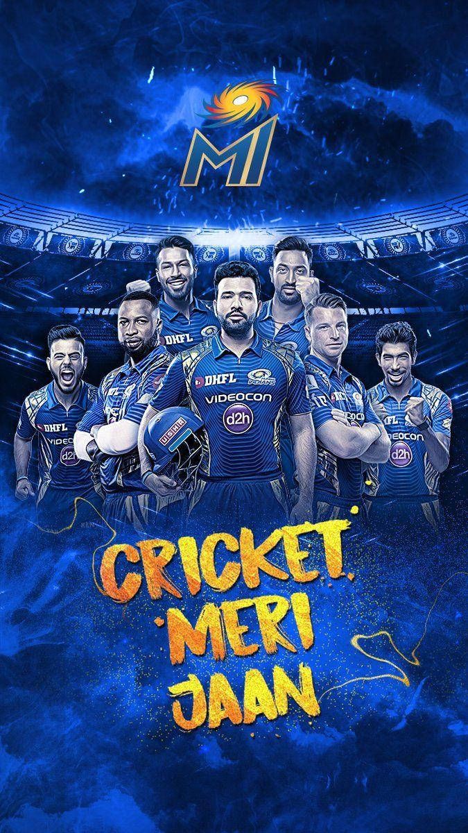 Mumbai Indians Logo - Download Mumbai Indians Monogram Logo Wallpaper | Wallpapers.com