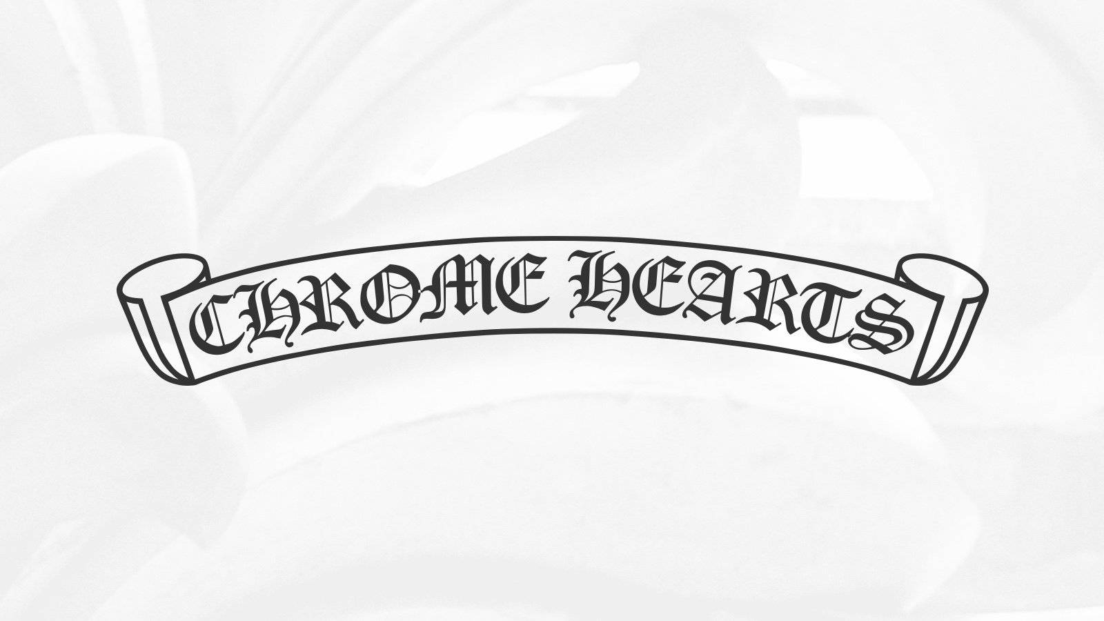 Chrome Hearts Logo - Download Chrome Hearts Text Logo Wallpaper | Wallpapers.com