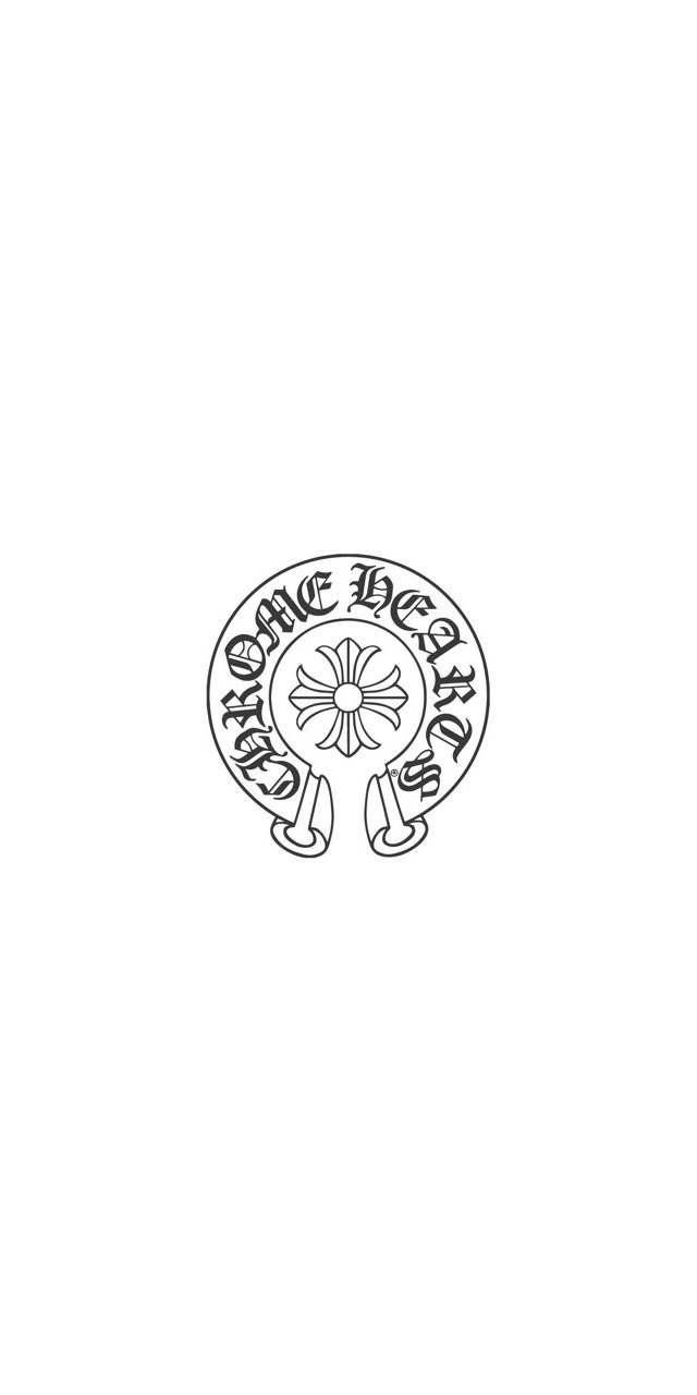 Chrome Hearts Logo - Download Chrome Hearts Minimalist Logo Wallpaper | Wallpapers.com