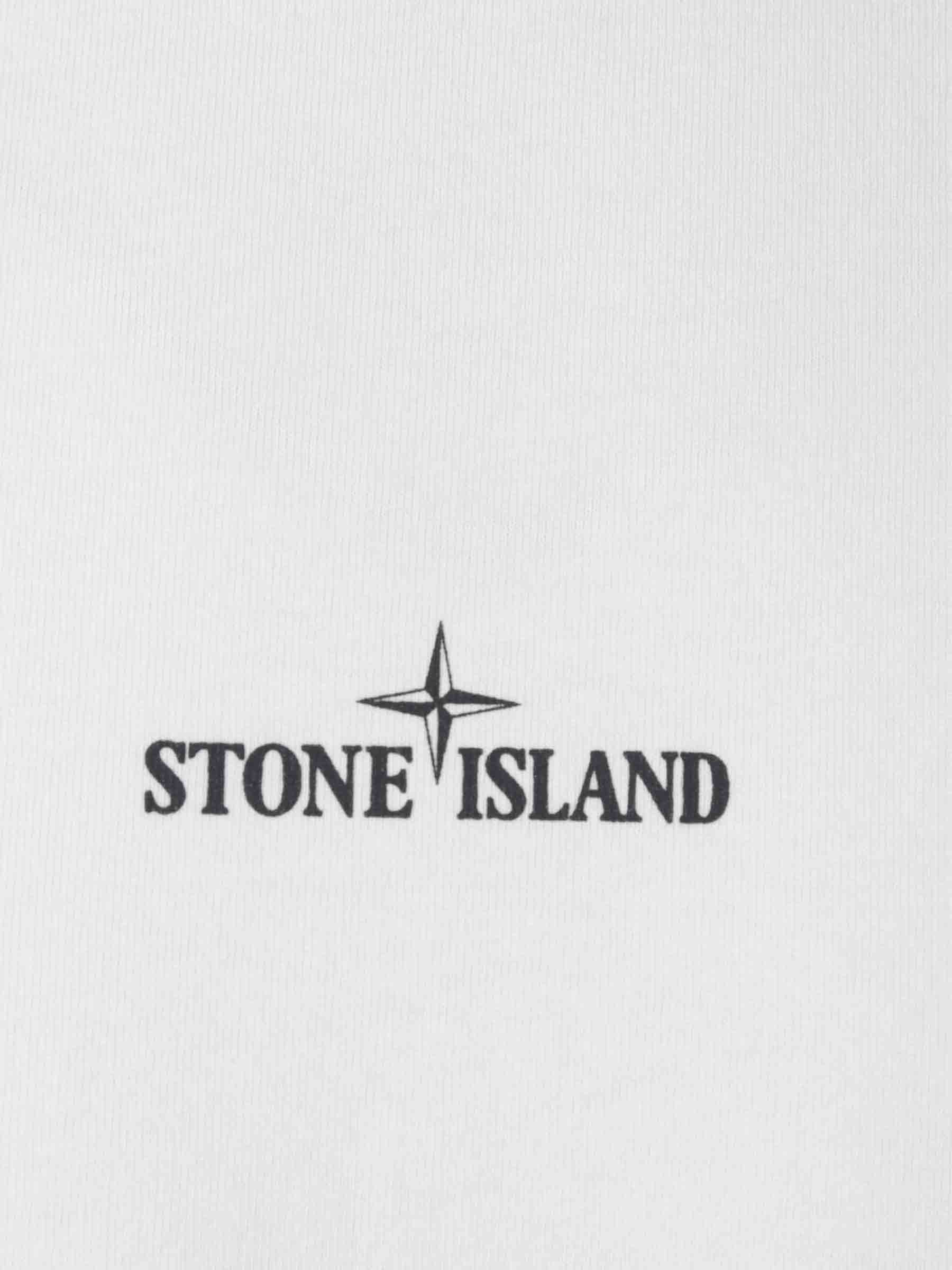 Stone Island Logo - Stone Island – Stone Island Cotton Logo T-shirt in Barcelona or Shop Online  Hombre 553-004392 02