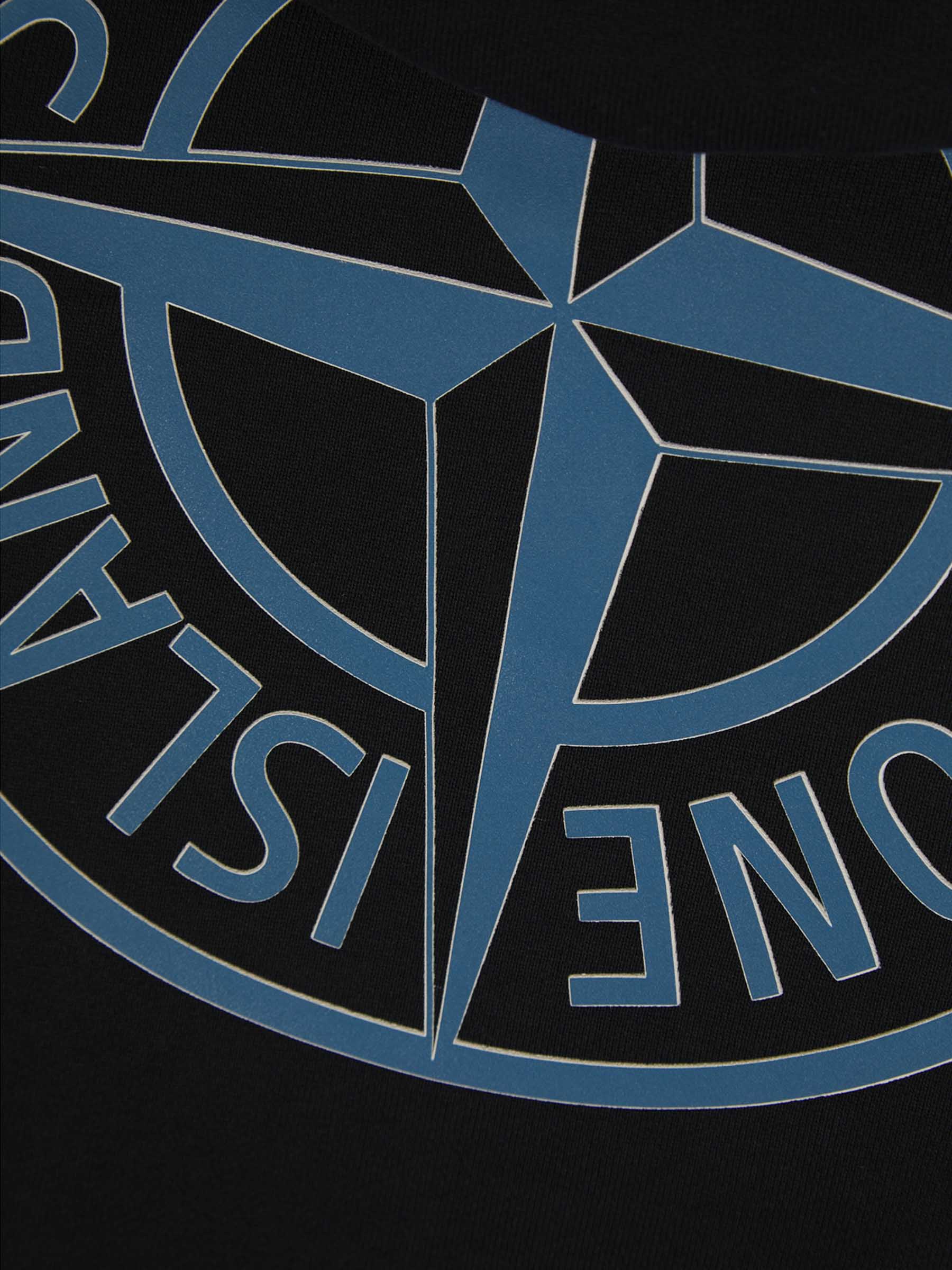 Stone Island Logo - Cotton Logo Sweatshirt